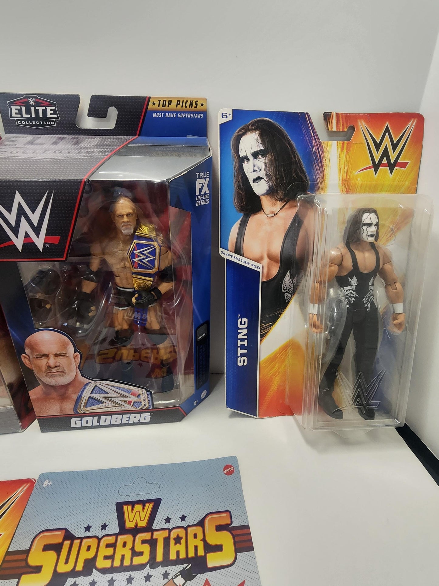 Wcw Wrestling Action Figures - WCW- WWE- Wwf - Wrestling Toys - Wrestling Figures - Wrestling Action Figures - WWE Toys - Sting - Goldberg