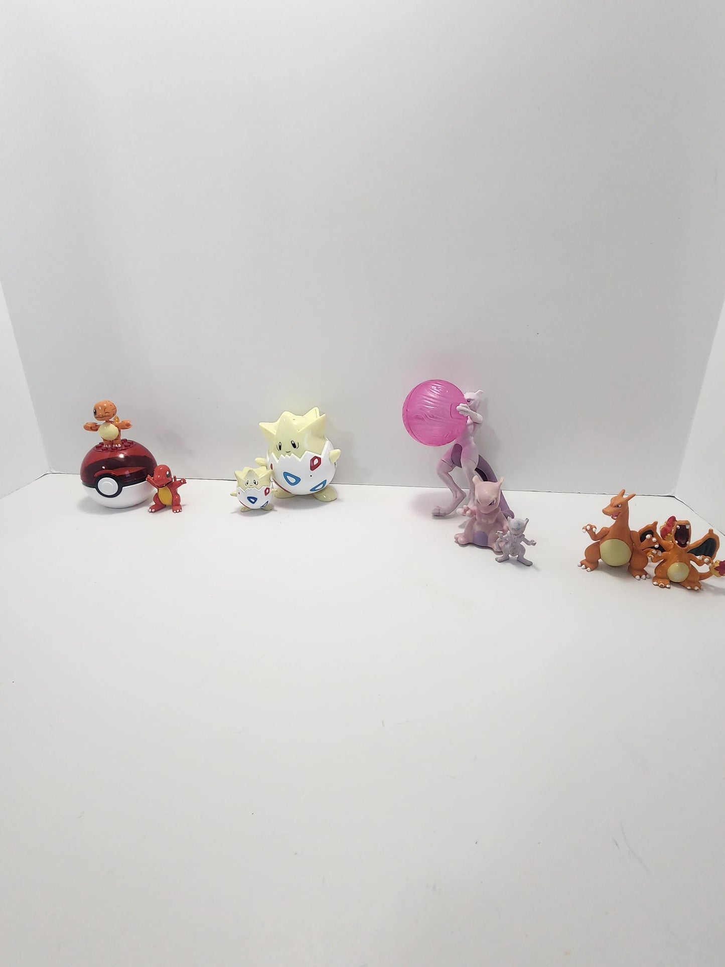 Talking Tomy Togepi and Other Vintage Pokemon Figures - TCG - Pokemon Cards - Vintage Toys - Tomy - Tomy Toys - Charizard - Mewtwo