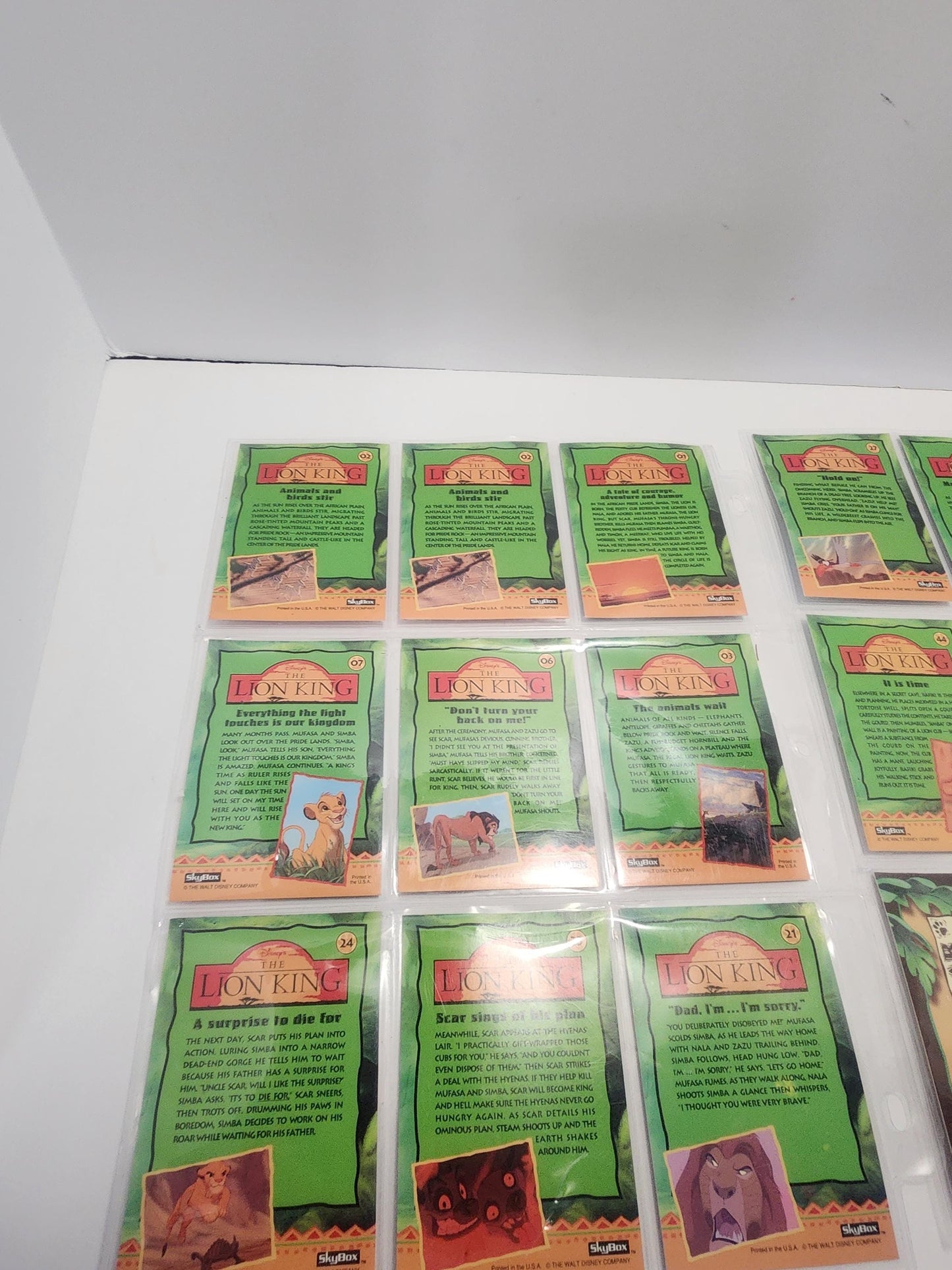 1994 Disney Skybox Premium The Lion King Trading Cards - Trading Cards - Card Games - The Lion King - Lion King - Skybox - Vintage Cards