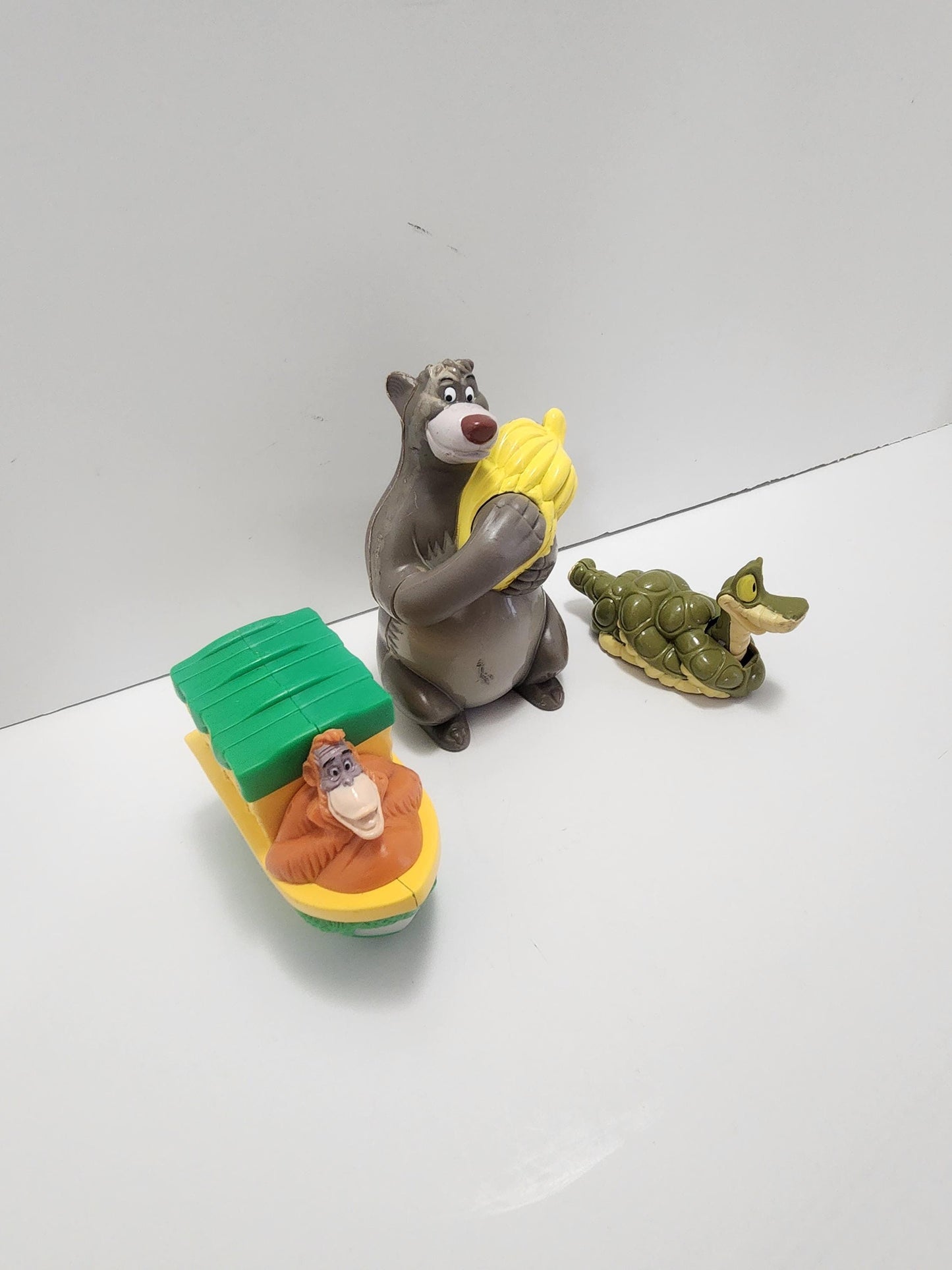 The Jungle Book Disney Toy Lot of 3 - Wind Up Toys - Candy Dispenser - Disney - Disney Toys - Baloo - The Jungle Book - Jungle Book Toys