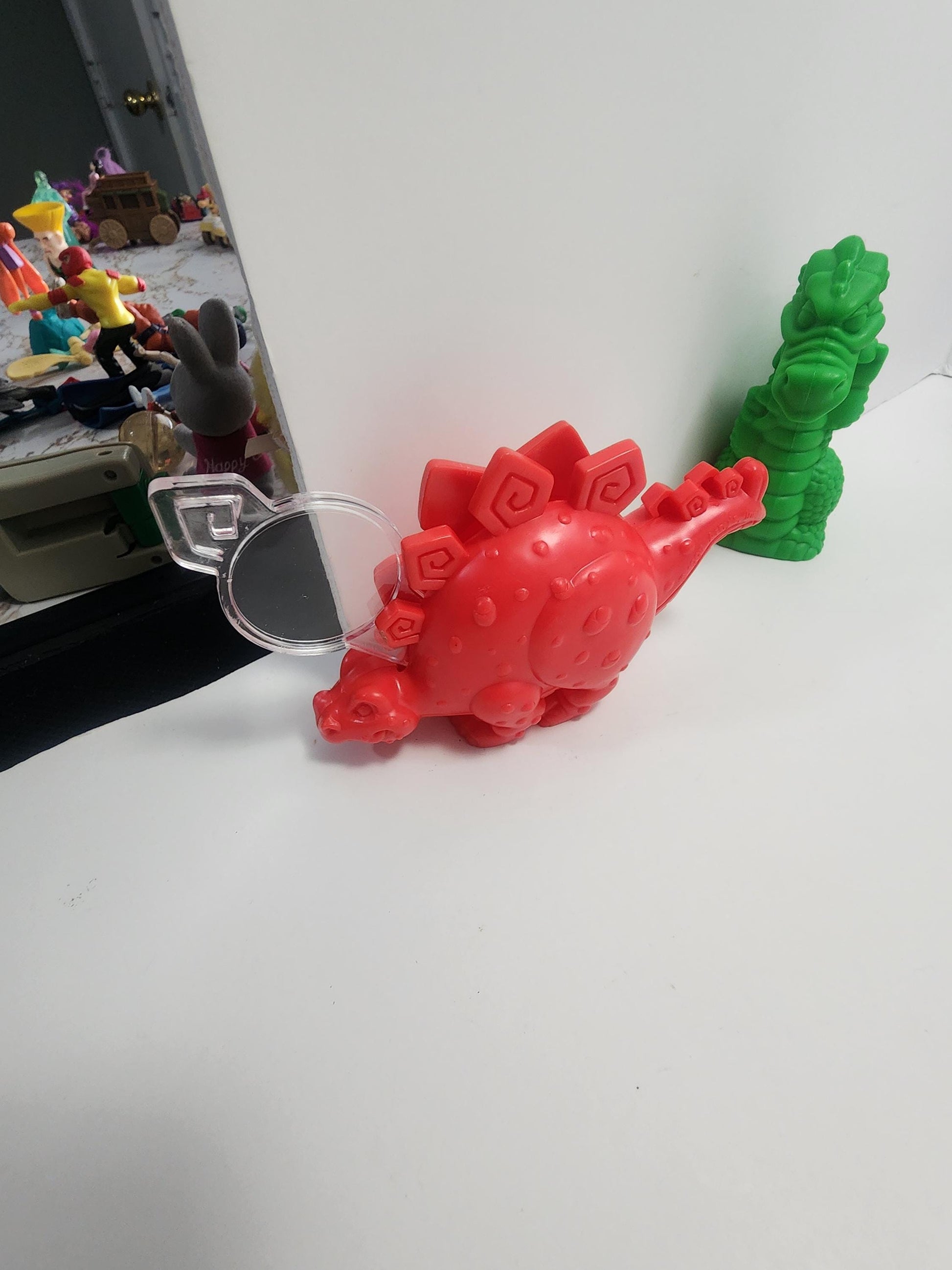 Dinosaur Dough Wobbler 1997 Arby's Kids Meal Toy - Dino Dough Wobbler - Dinosaurs - Dinosaur Toys - Wobbler - Playdoh - Arby's- Arby's Toys