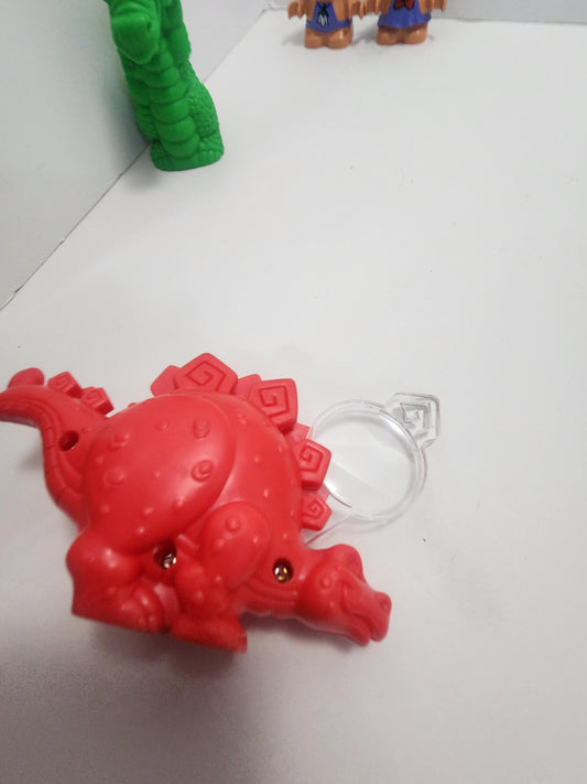 Dinosaur Dough Wobbler 1997 Arby's Kids Meal Toy - Dino Dough Wobbler - Dinosaurs - Dinosaur Toys - Wobbler - Playdoh - Arby's- Arby's Toys