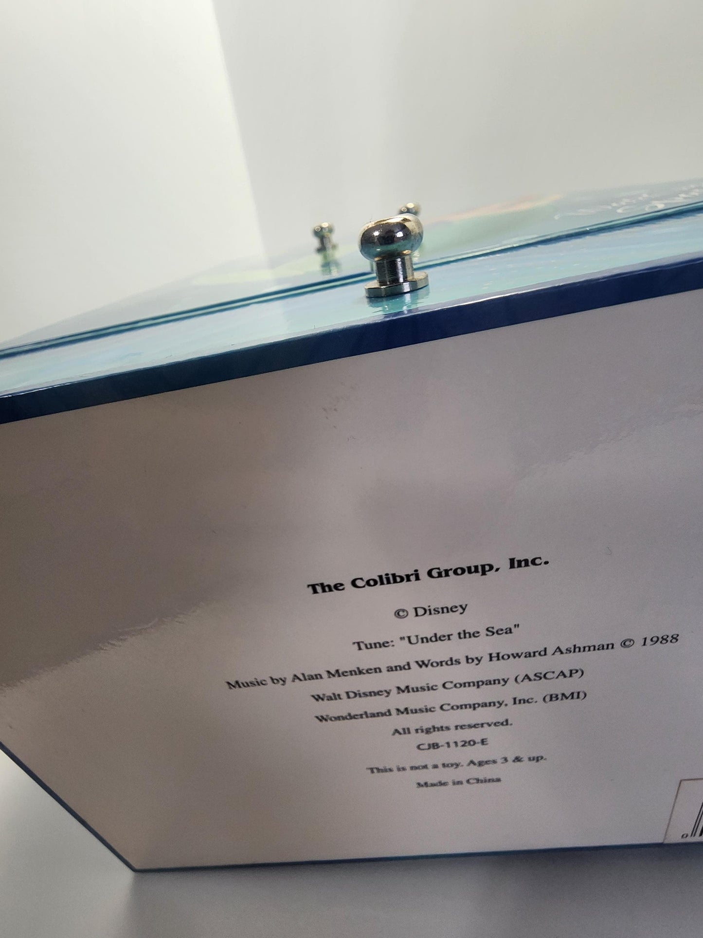 Disney's The Little Mermaid 1988 Vintage Musical Jewelry Box - Ariel - The Little Mermaid - Jewelry Box - Music Box - Musical