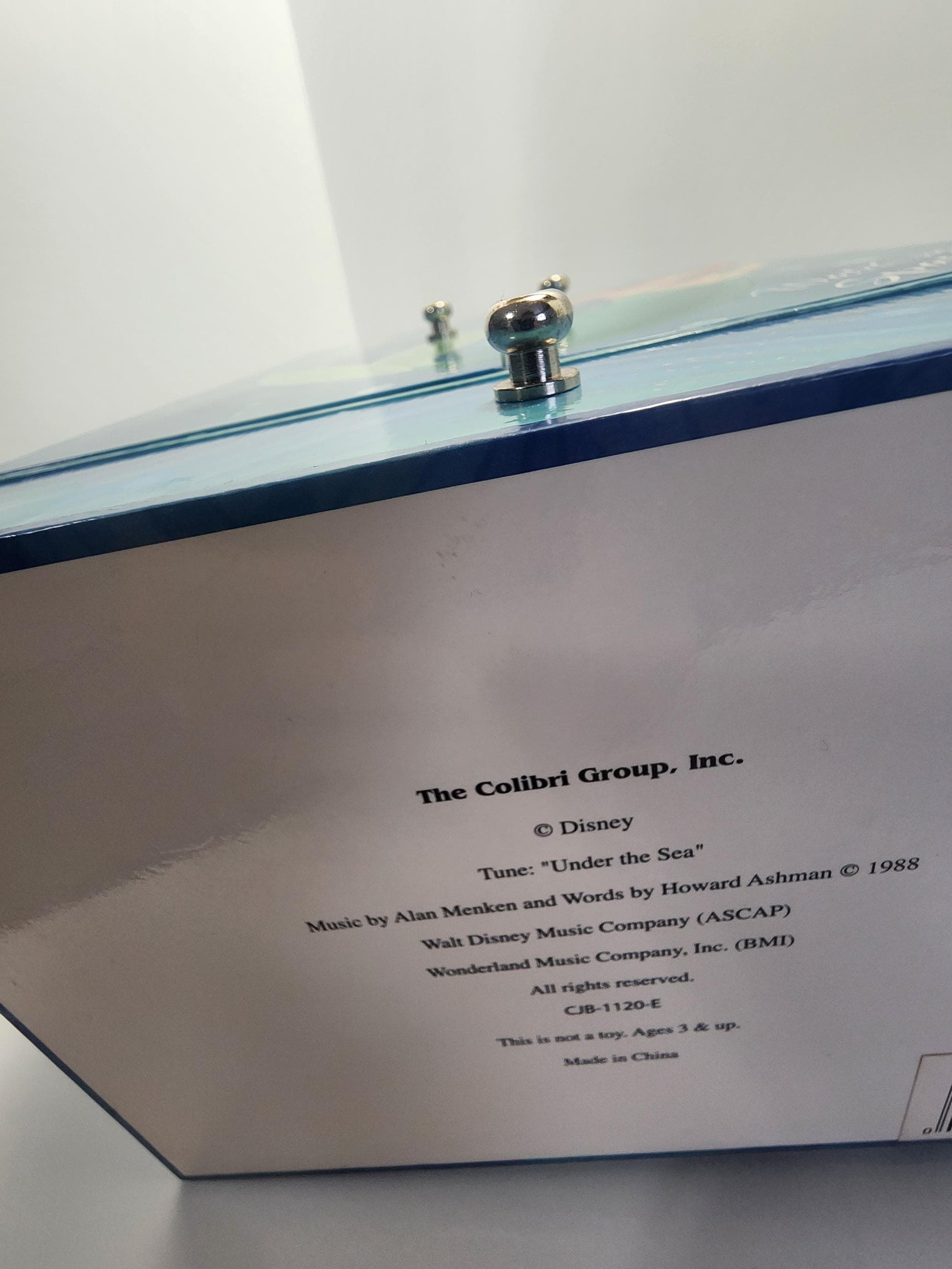 Disney's The Little Mermaid 1988 Vintage Musical Jewelry Box - Ariel - The Little Mermaid - Jewelry Box - Music Box - Musical