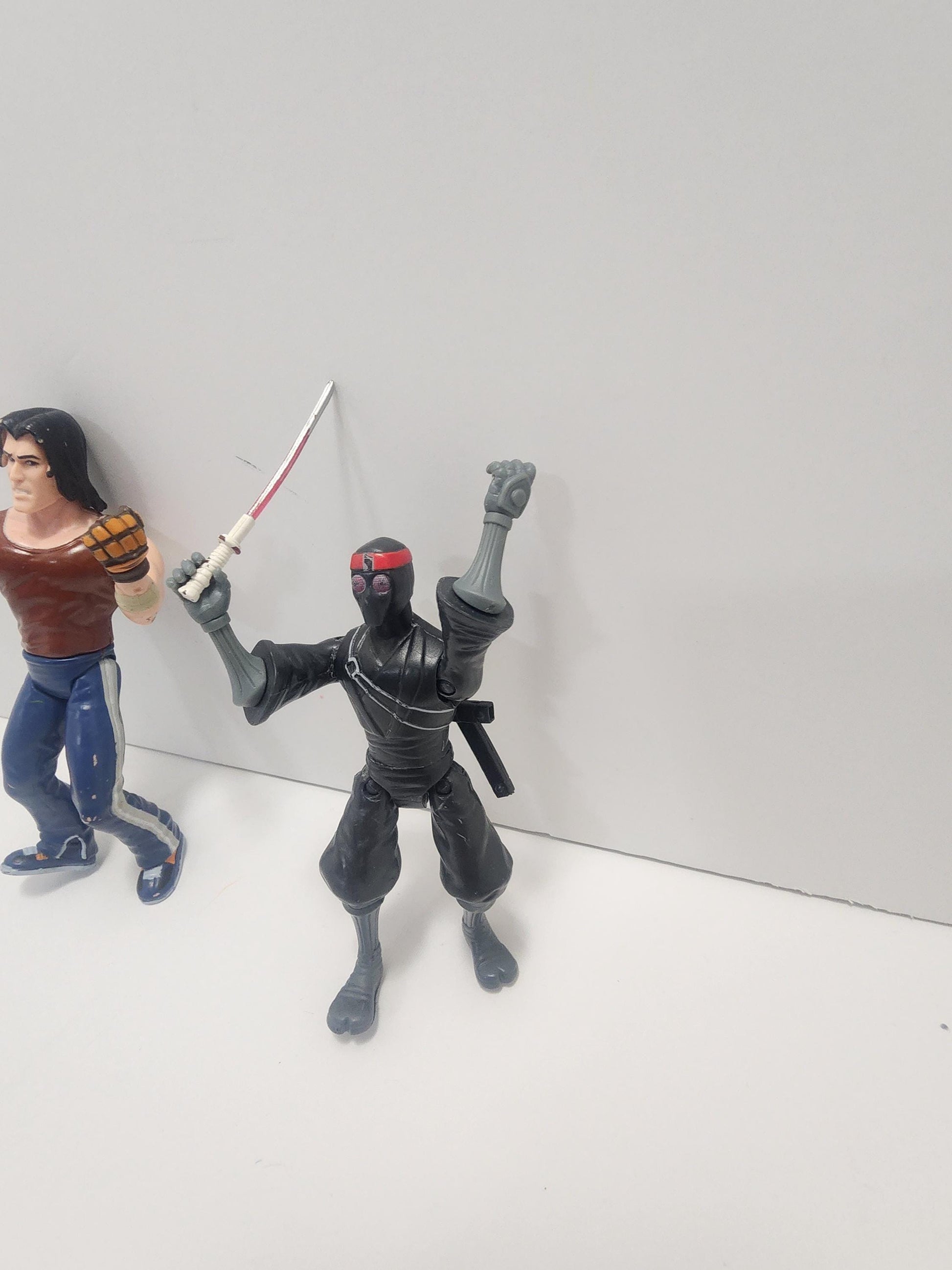 Teenage Mutant Ninja Turtles Foot Soldier and Casey Jones Lot of 2 - TMNT - Teenage Mutant Ninja Turtles - Ninja Turtles - Soldiers - Ninjas