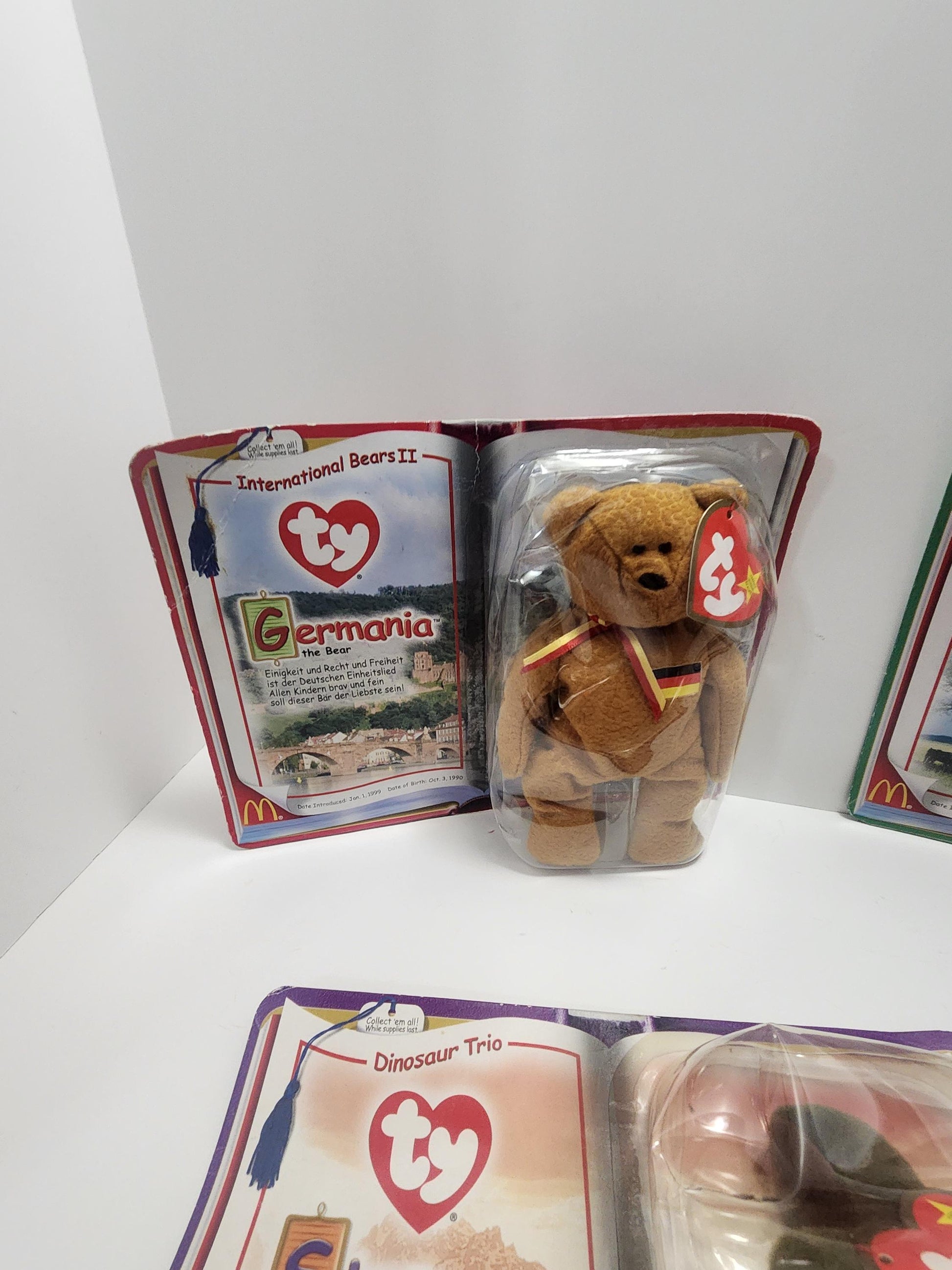 Ty Beanie Babies Lot of 4 - TY - Beanie Babies - Dinosaur - Dinosaur Toys - Plushies - Stuffed Animals - Ty Dinosaurs