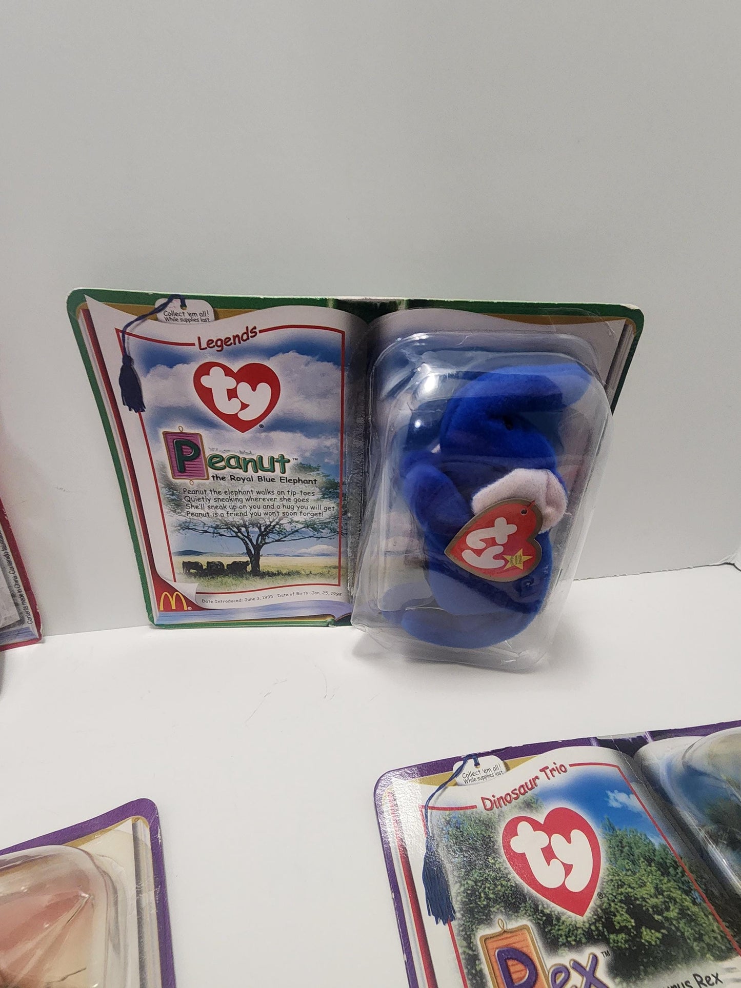 Ty Beanie Babies Lot of 4 - TY - Beanie Babies - Dinosaur - Dinosaur Toys - Plushies - Stuffed Animals - Ty Dinosaurs