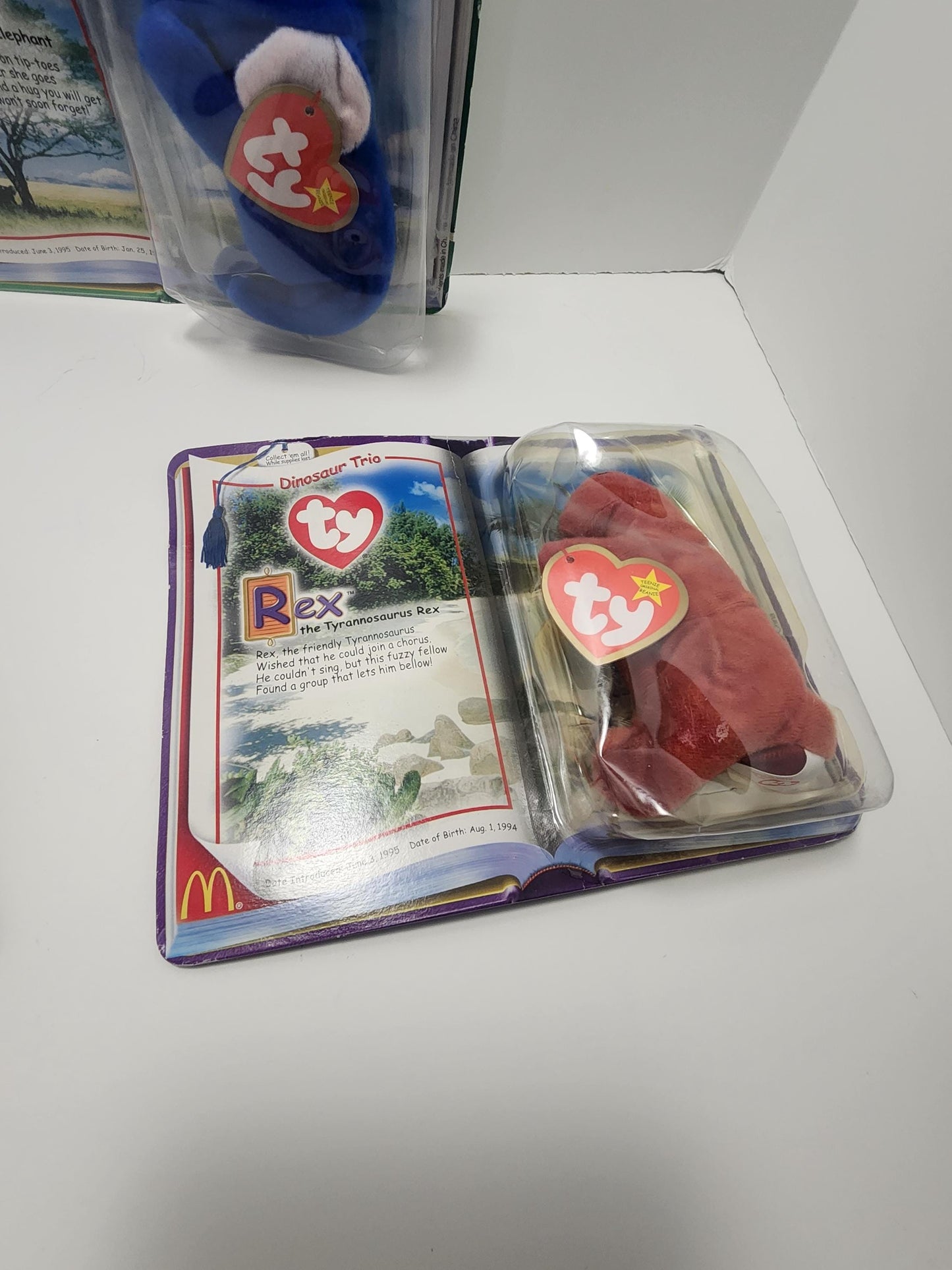 Ty Beanie Babies Lot of 4 - TY - Beanie Babies - Dinosaur - Dinosaur Toys - Plushies - Stuffed Animals - Ty Dinosaurs