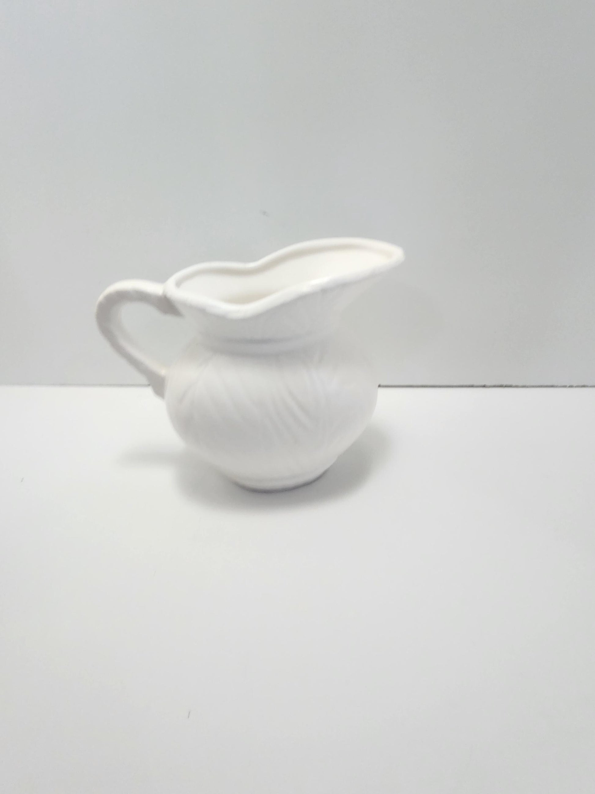 Samson Imports 1964 Antique Hand Painted Pitcher Jar - Samson Imports - Antiques - 1960s - Teapot - Pitcher - Vintage Glass - Fruit - Farm