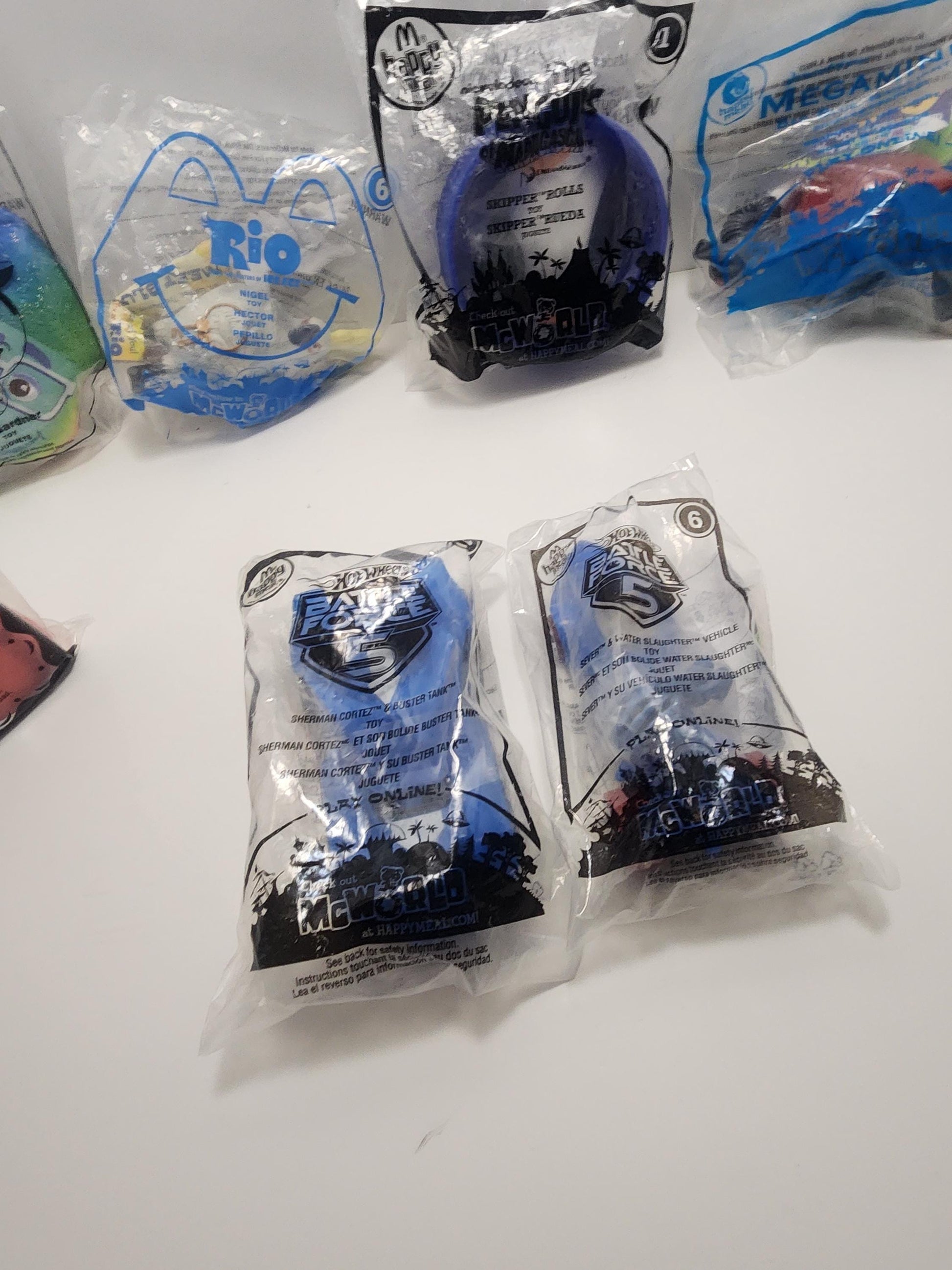 Mcdonalds Happy Meal Toys - Rio - Megamind - Ronald Mcdonald - Battle Force - Soul - Camp Lazlo - Megamind Toys - Mcdonald Toys