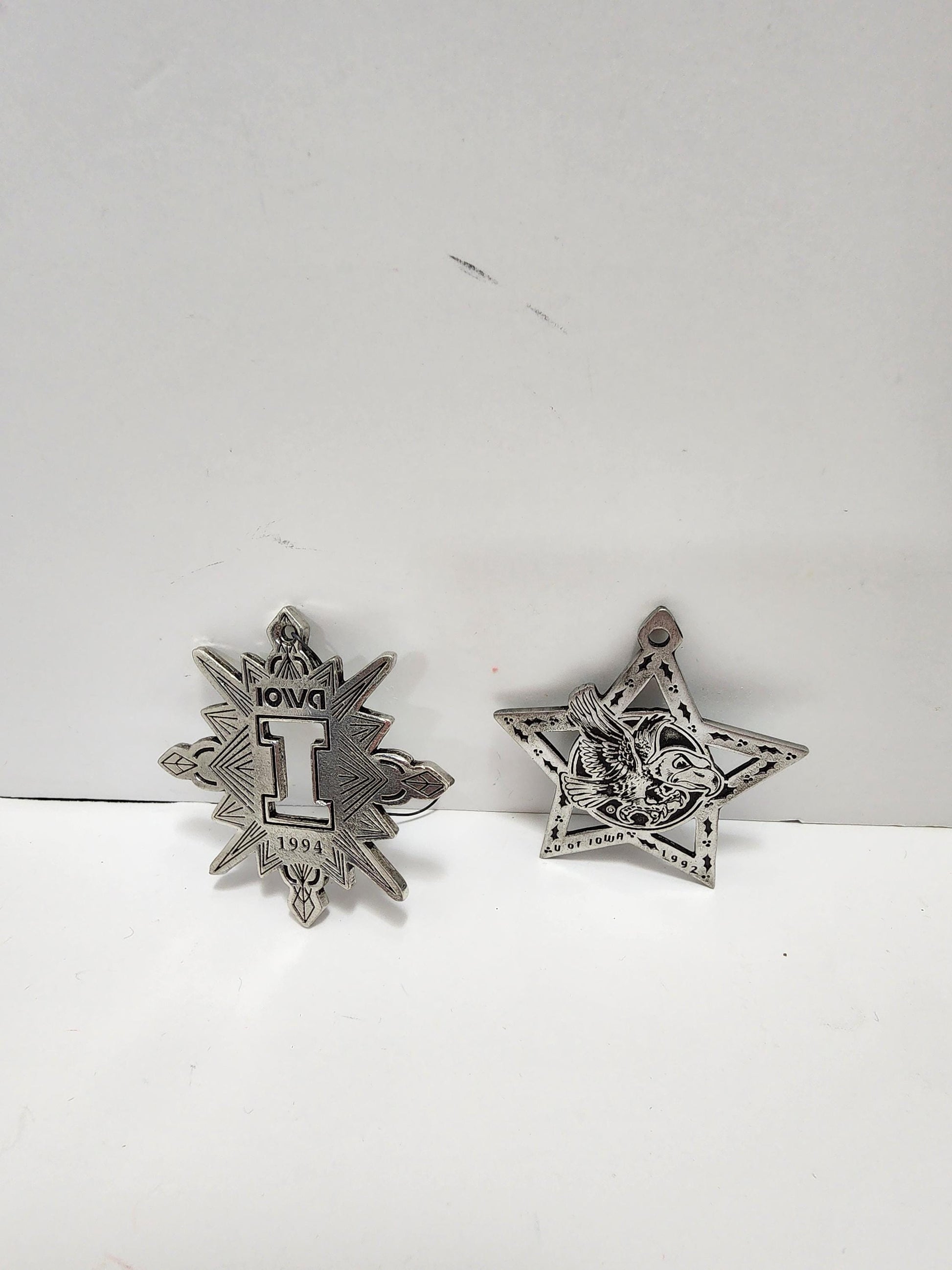 Iowa 1990s Vintage Christmas Ornaments - Iowa - Ornaments - Christmas - Christmas Ornaments - Iowa Decor - Hawkeyes - Vintage Ornaments