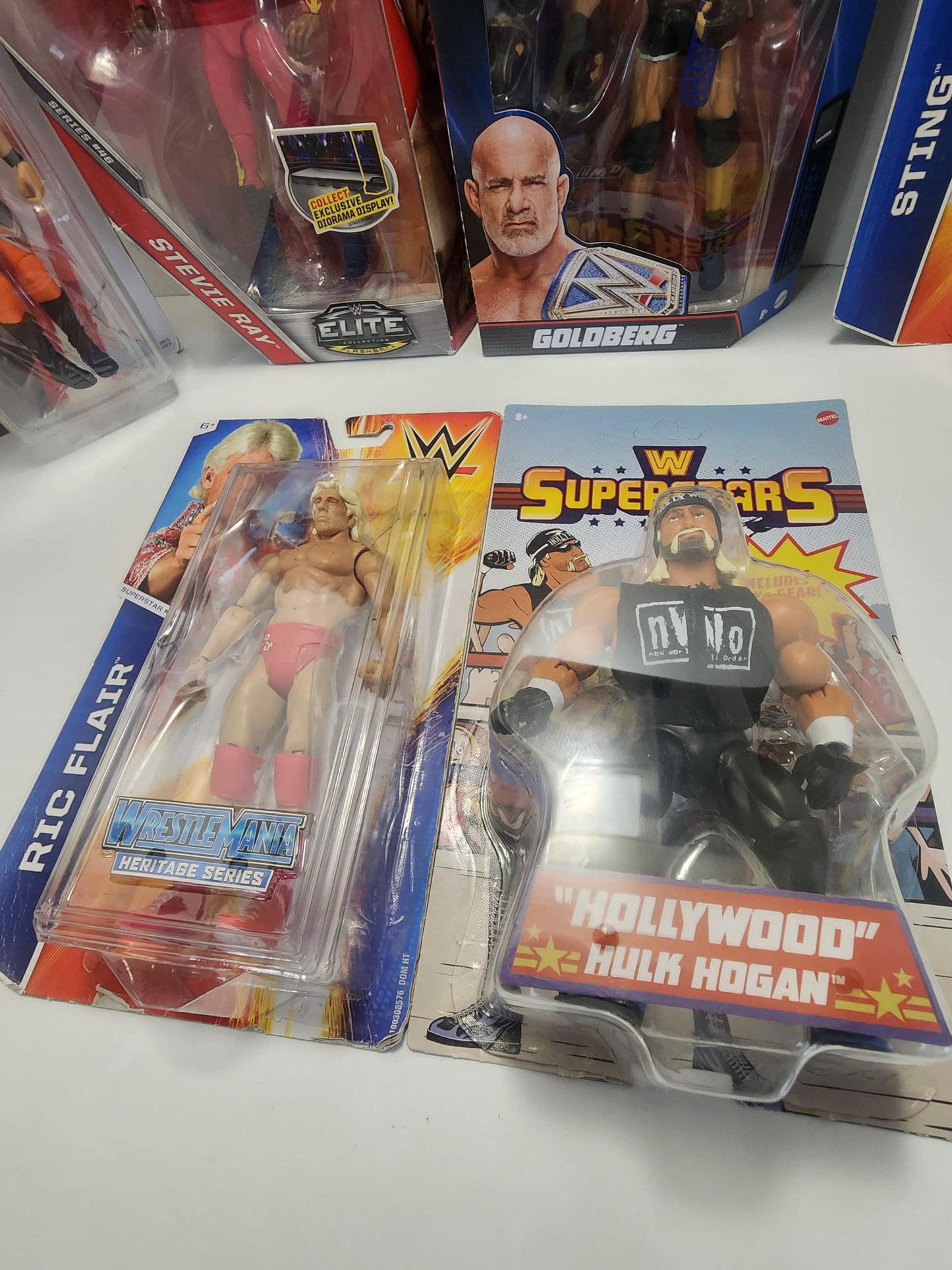 Wcw Wrestling Action Figures - WCW- WWE- Wwf - Wrestling Toys - Wrestling Figures - Wrestling Action Figures - WWE Toys - Sting - Goldberg