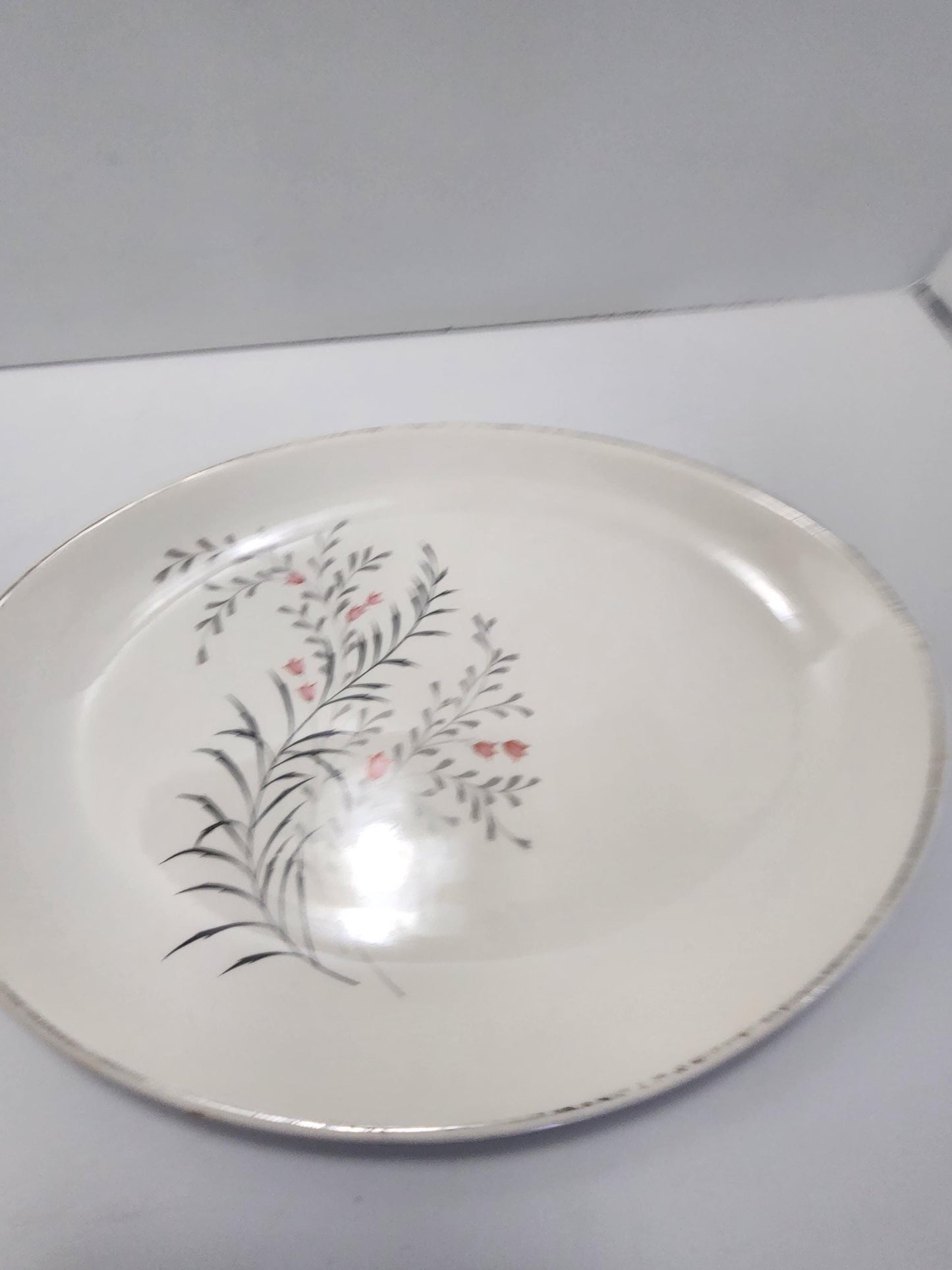 Oval Stoneware 1950s Kitchen Plate - Stoneware - Oval Plates - Serving Plate - Antique Kitchen - Kitchen - Plates