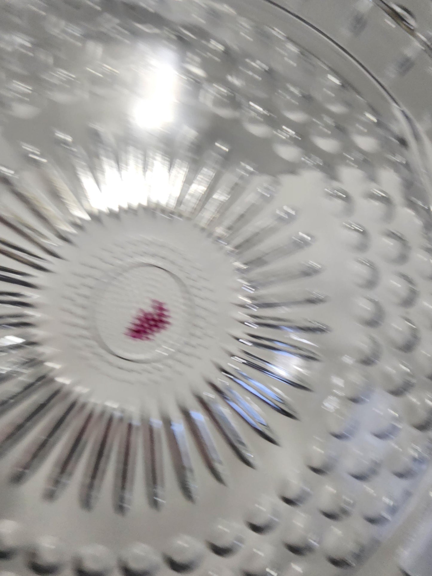 1970s Crustal Glass Vintage Cake Platter - Cakes - Cake Platter - Antiques - 1970s - Kitchen - Vintage Kitchen - Birthdays