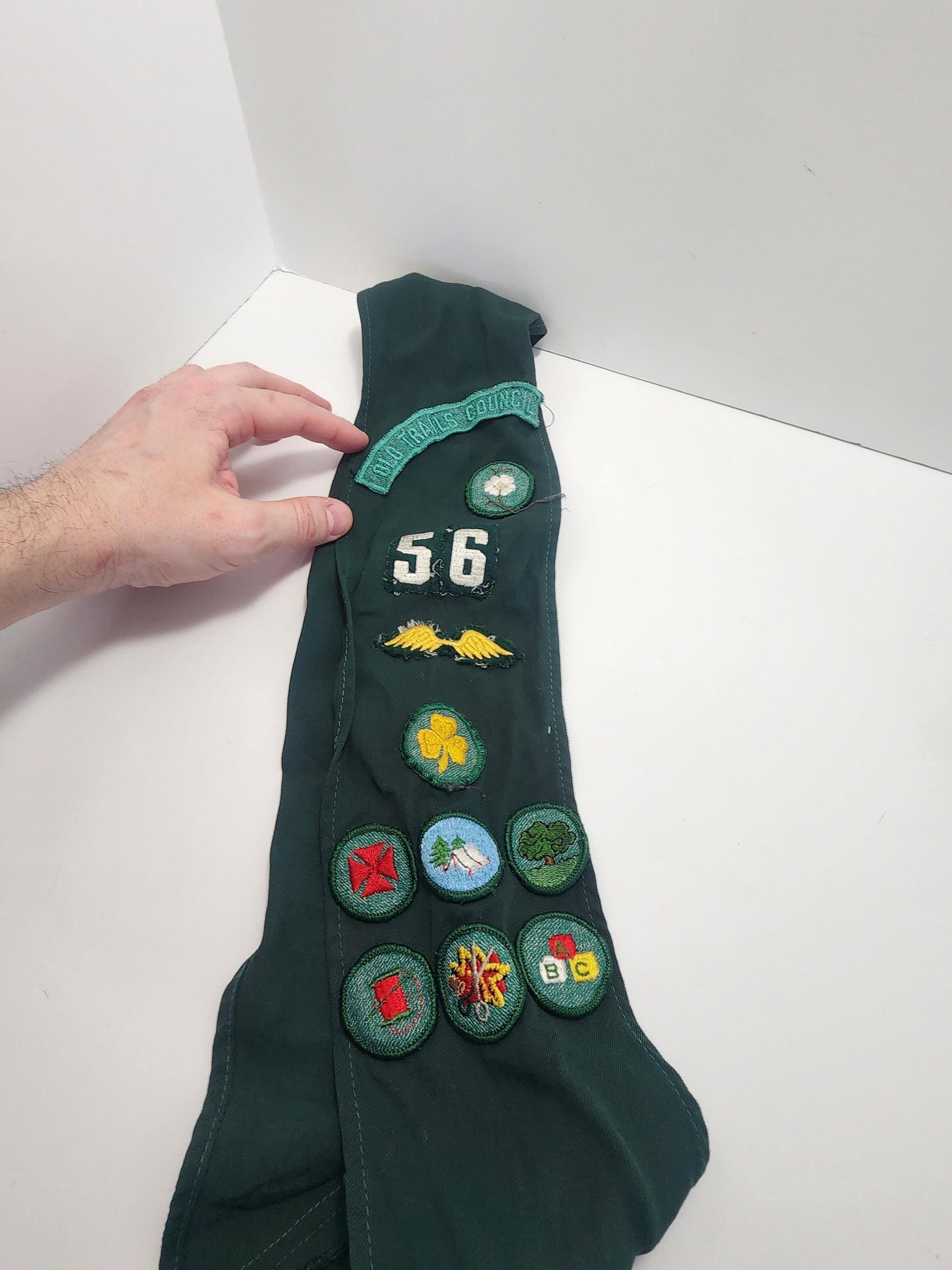 Girl Scouts 1960s 1970s Merit Sash - Merit - Sash - Girl Scouts - Vintage Girl Scouts
