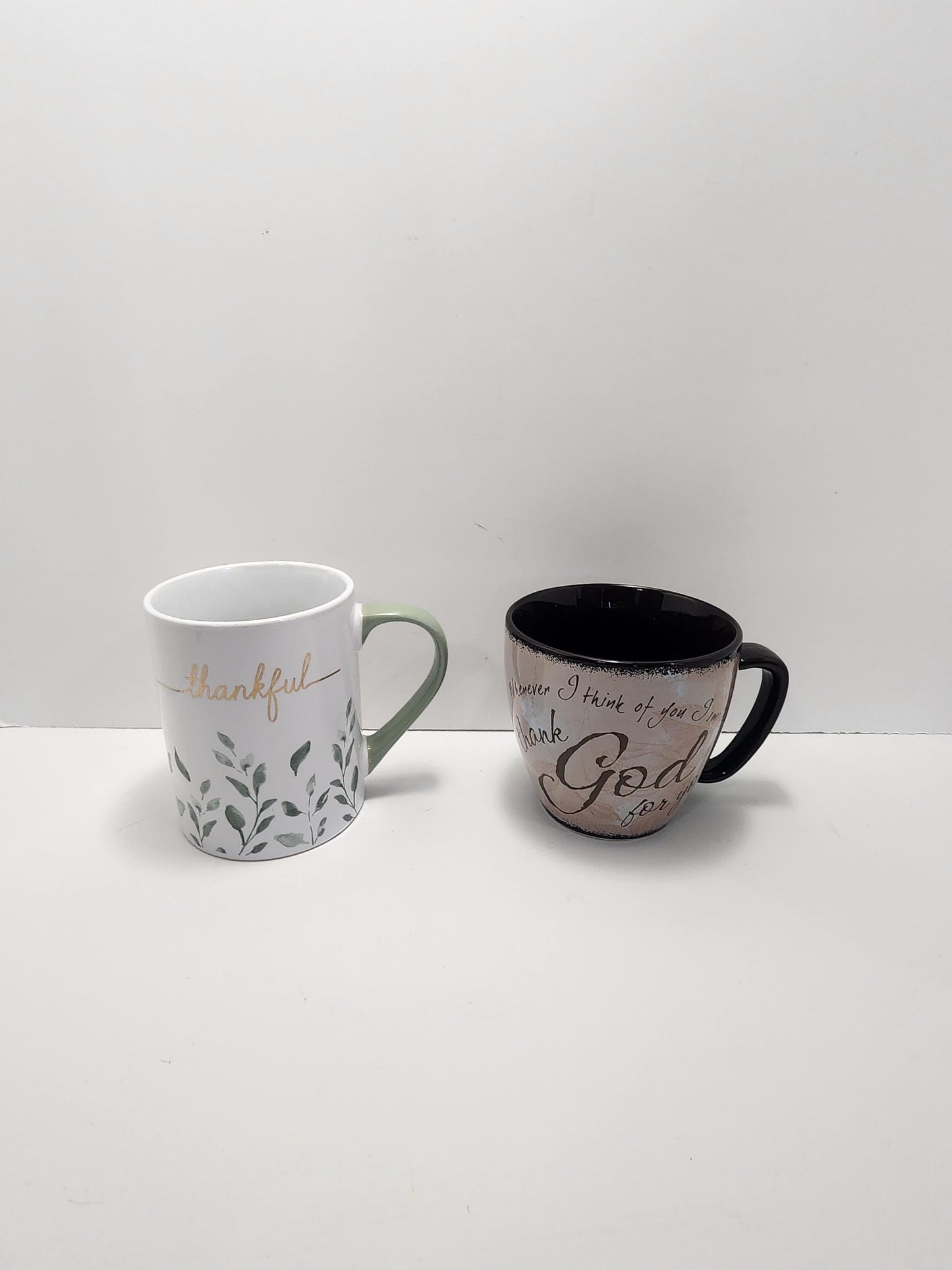 Thankful and Thank God Coffee Mugs - Coffee - Mugs - Coffee Mugs - Thankful - God - Thank God - Religious Gift - Religion - Gift Mugs