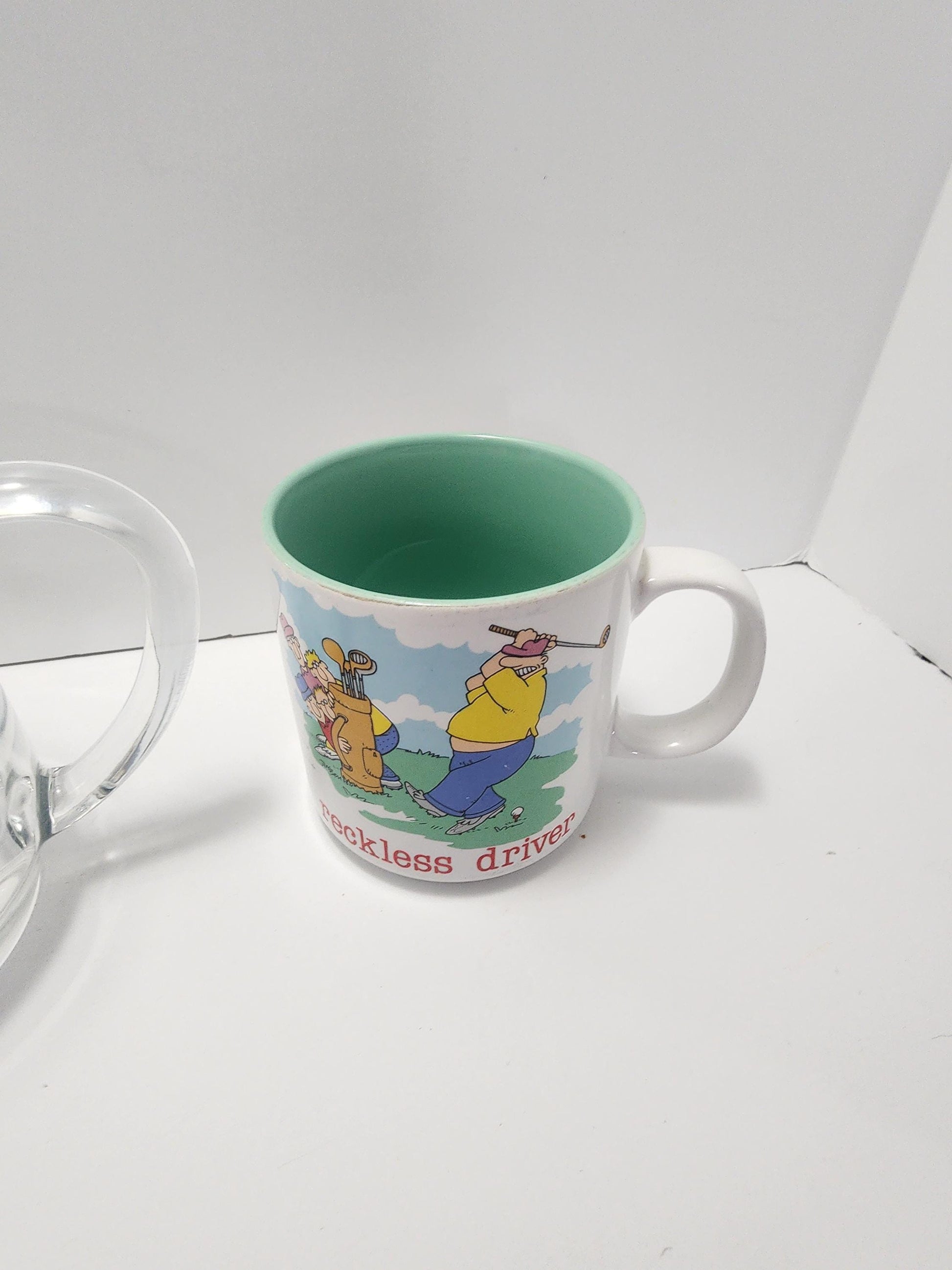 Golf Glasses and Mugs - Golf - Golfers - Gift For Golfer - Golfing - Mugs - Coffee Mugs - Glasses - Glass Mugs - Sports Mug