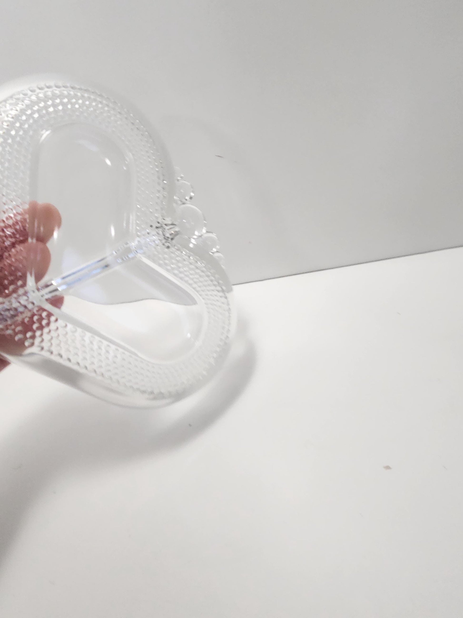 Duncan Miller Teardrop Heart Shaped Candy Dish - Dish - Serving Dish - Candy - Candy Dish - Hearts - Heart Shaped - Teardrop - Duncan Miller