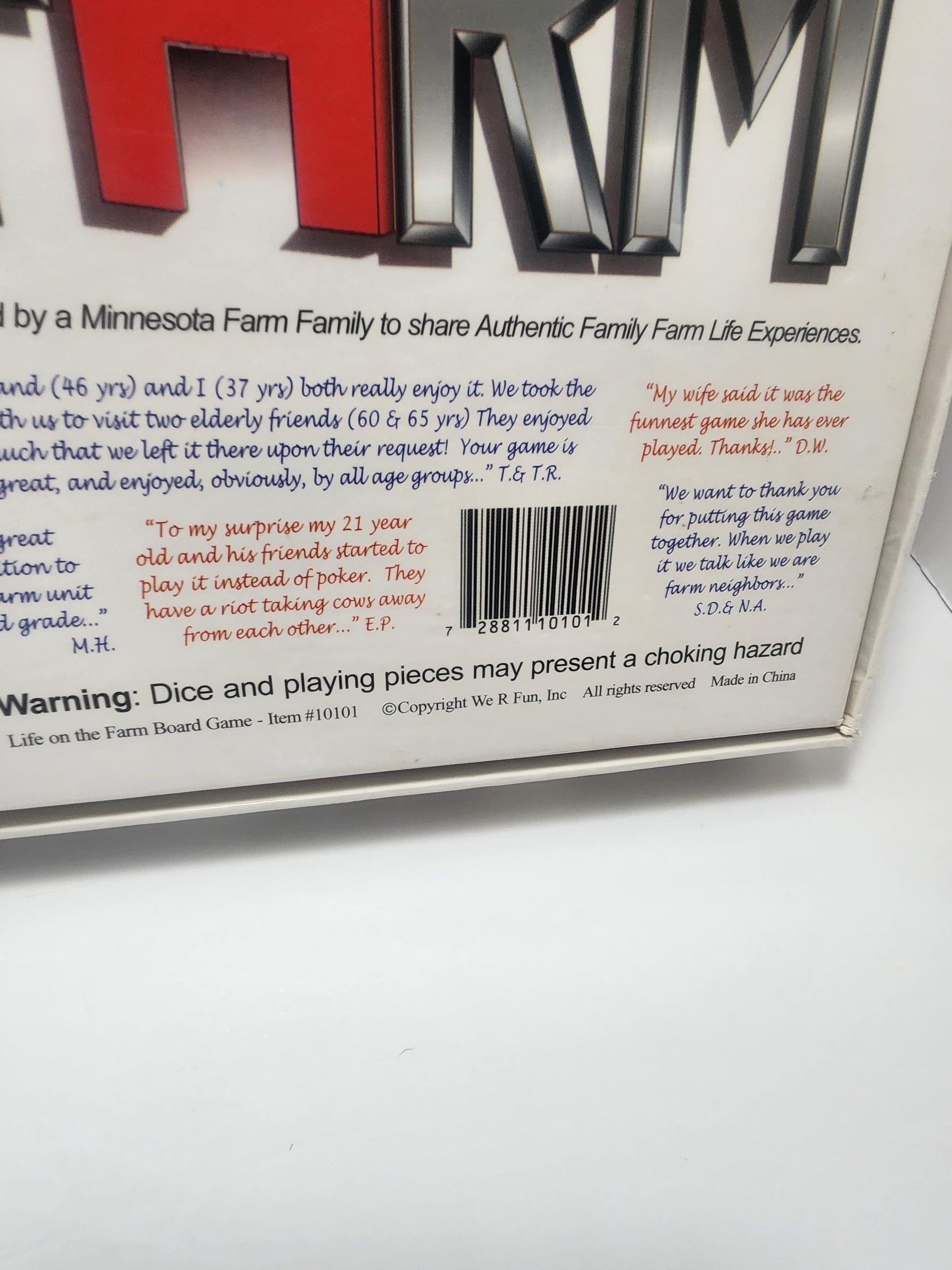 1996 Life On The Farm Board Game - Games - Vintage Games - Board Games - Life - Farm - Farm Toys - Farm Gifts - Family Game Night - Family