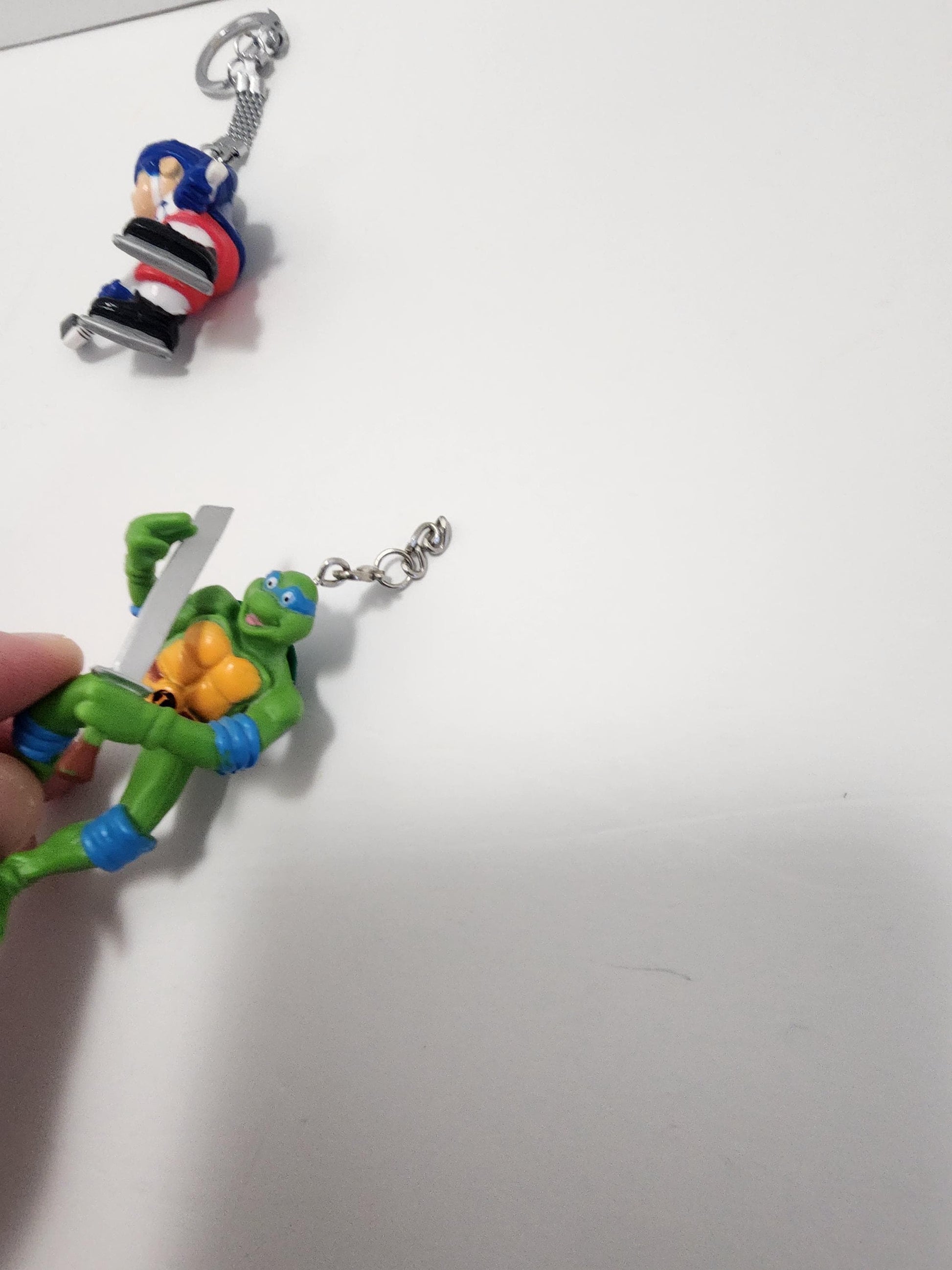 Keychain Toy Figures - TMNT - Hockey - Hockey Toys - NHL Toys - Teenage Mutant Ninja Turtles - Keychain - Keychain Toys