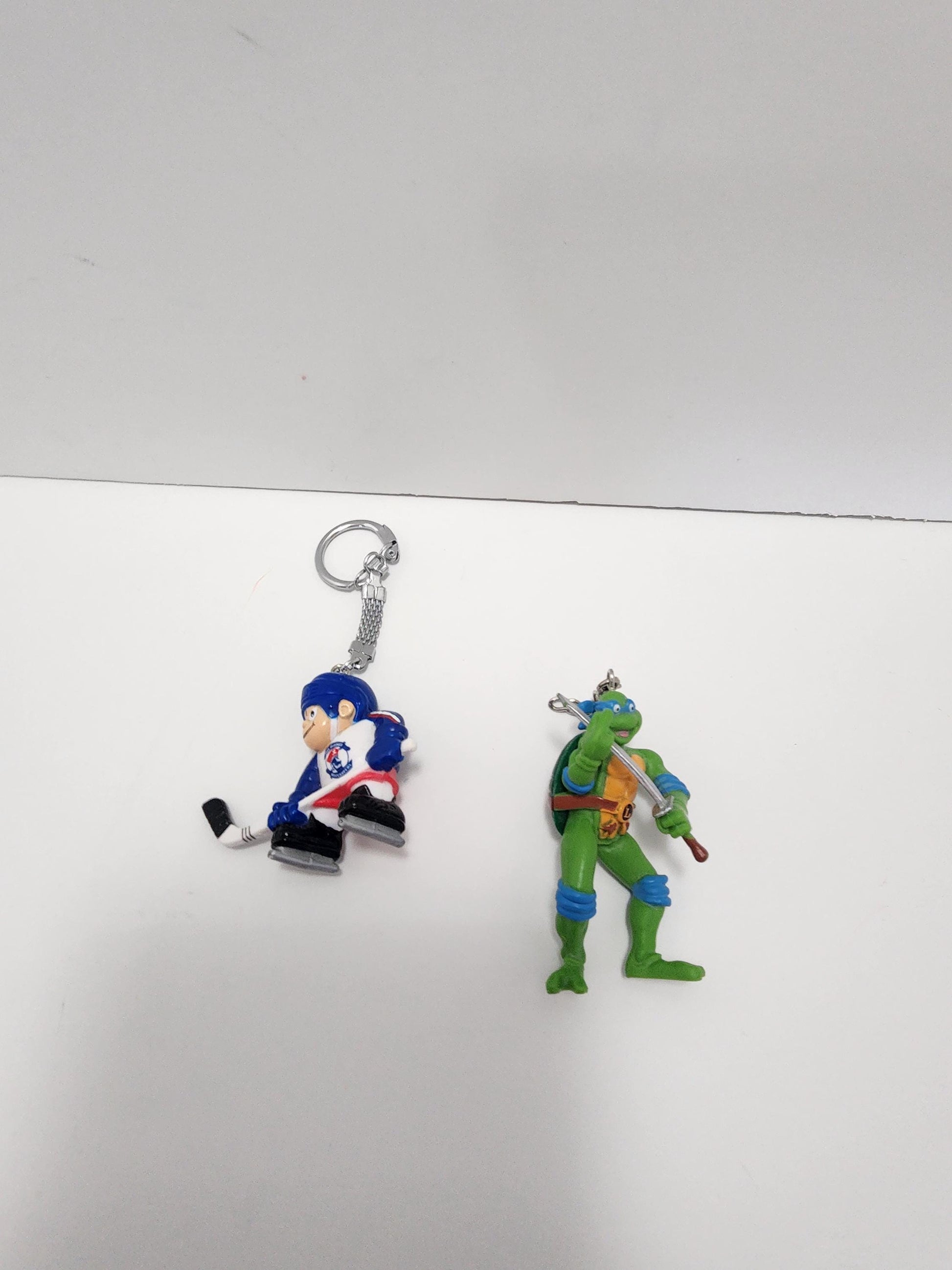 Keychain Toy Figures - TMNT - Hockey - Hockey Toys - NHL Toys - Teenage Mutant Ninja Turtles - Keychain - Keychain Toys