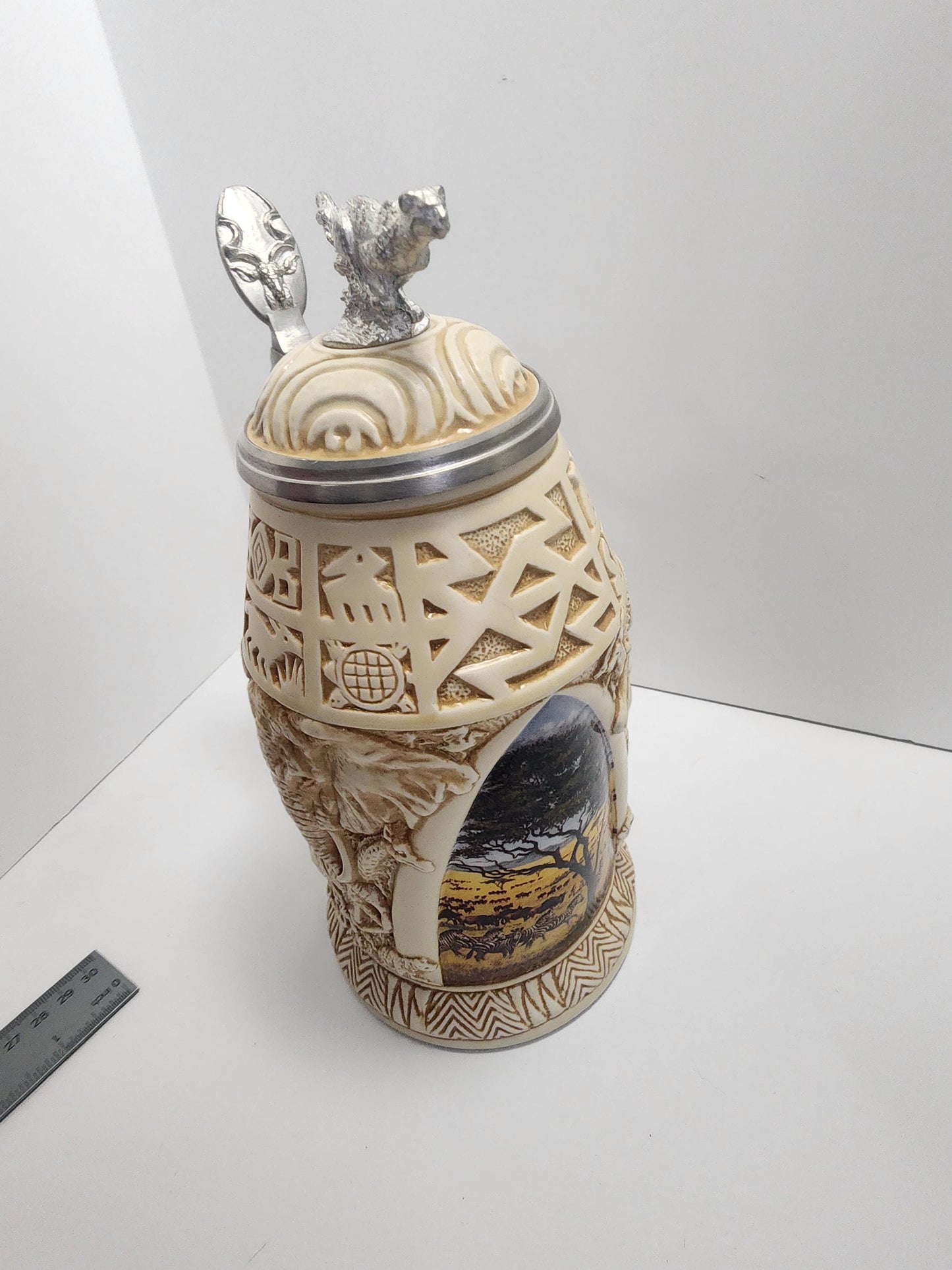 Avon Limited Edition 1990s Beer Steins - Beer - Beer Steins - Avon - Avon Steins - Vintage Steins - Safari - Africa - Fishing - Fishermen