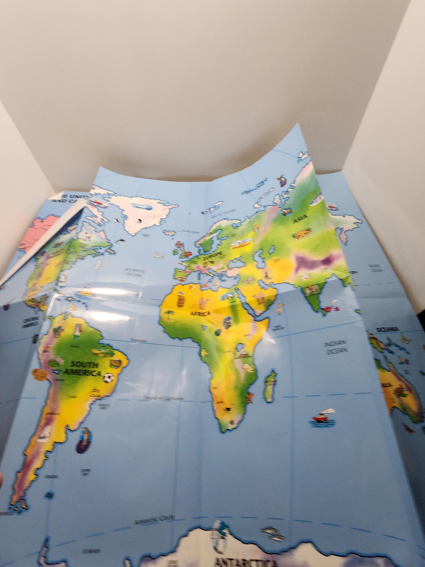 Big Block World Atlas Puzzle & Trivia - Trivia - Puzzles - Blocks - Kids Games - Learning Toys - Educational Toys - School - World Atlas