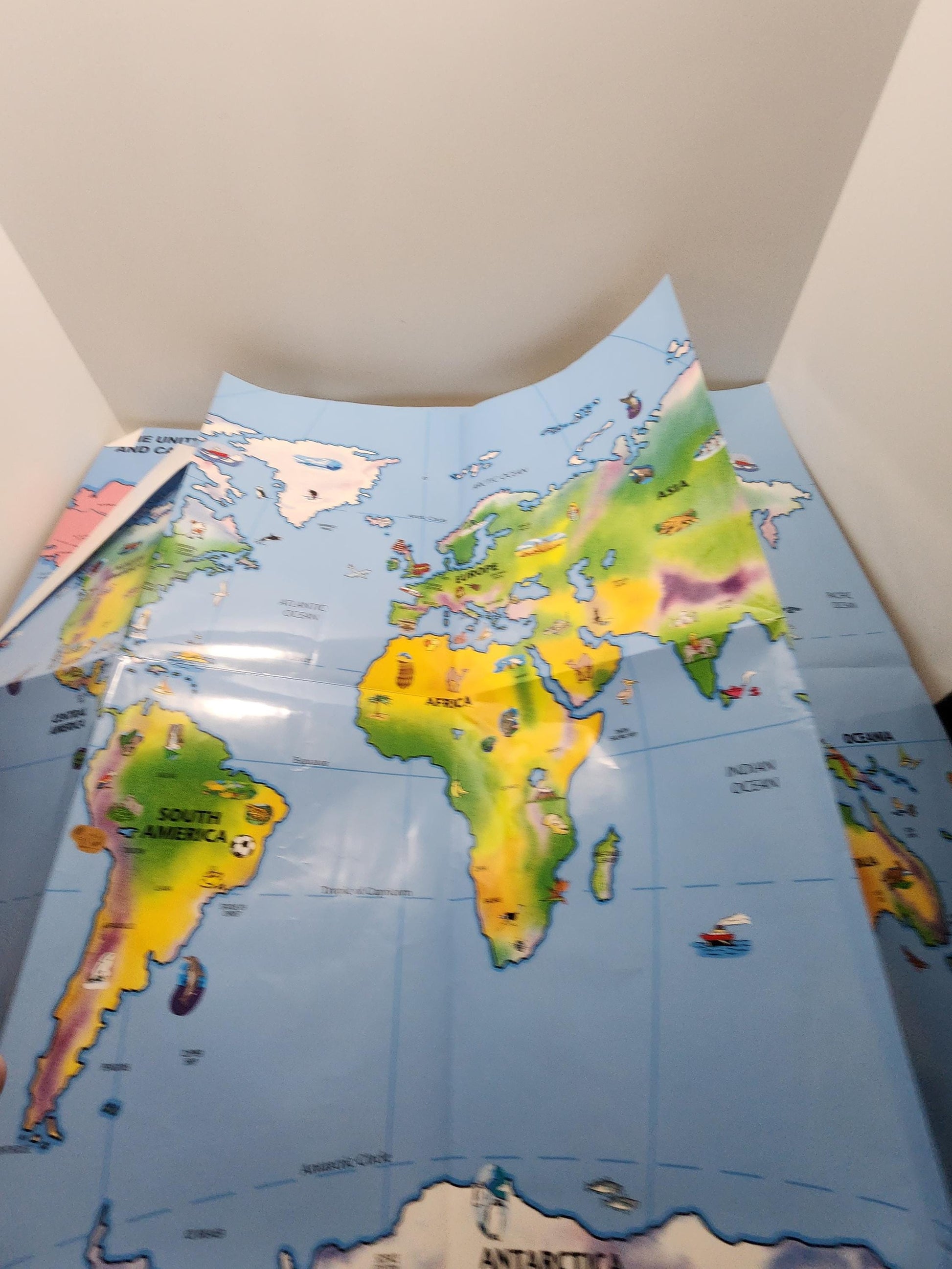 Big Block World Atlas Puzzle & Trivia - Trivia - Puzzles - Blocks - Kids Games - Learning Toys - Educational Toys - School - World Atlas