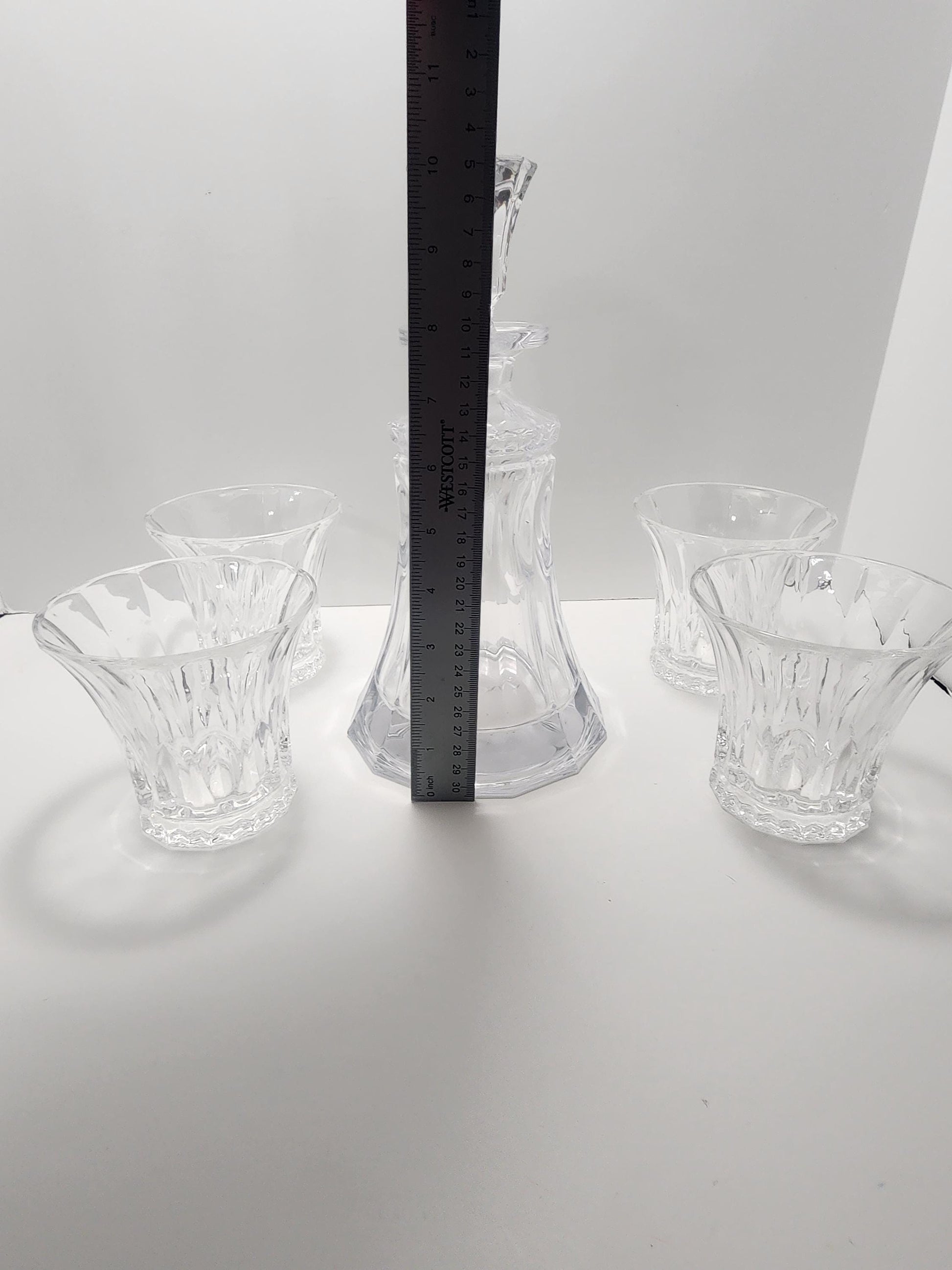 KANARS Whiskey Decanter Set Liquor Bottle with Crystal Glass for Scotch Bourbon - Kanars - Whiskey Glasses - Barware - Boubon - Decanter