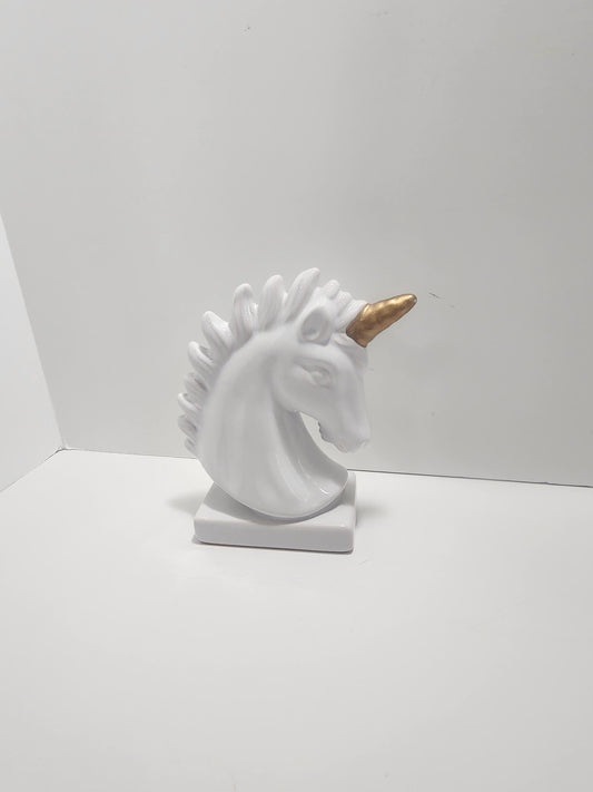 Unicorn Head Ceramic Figurine - Ceramic Figurine - Figurines - Unicorns - Unicorn Figurine - Unicorn Gift