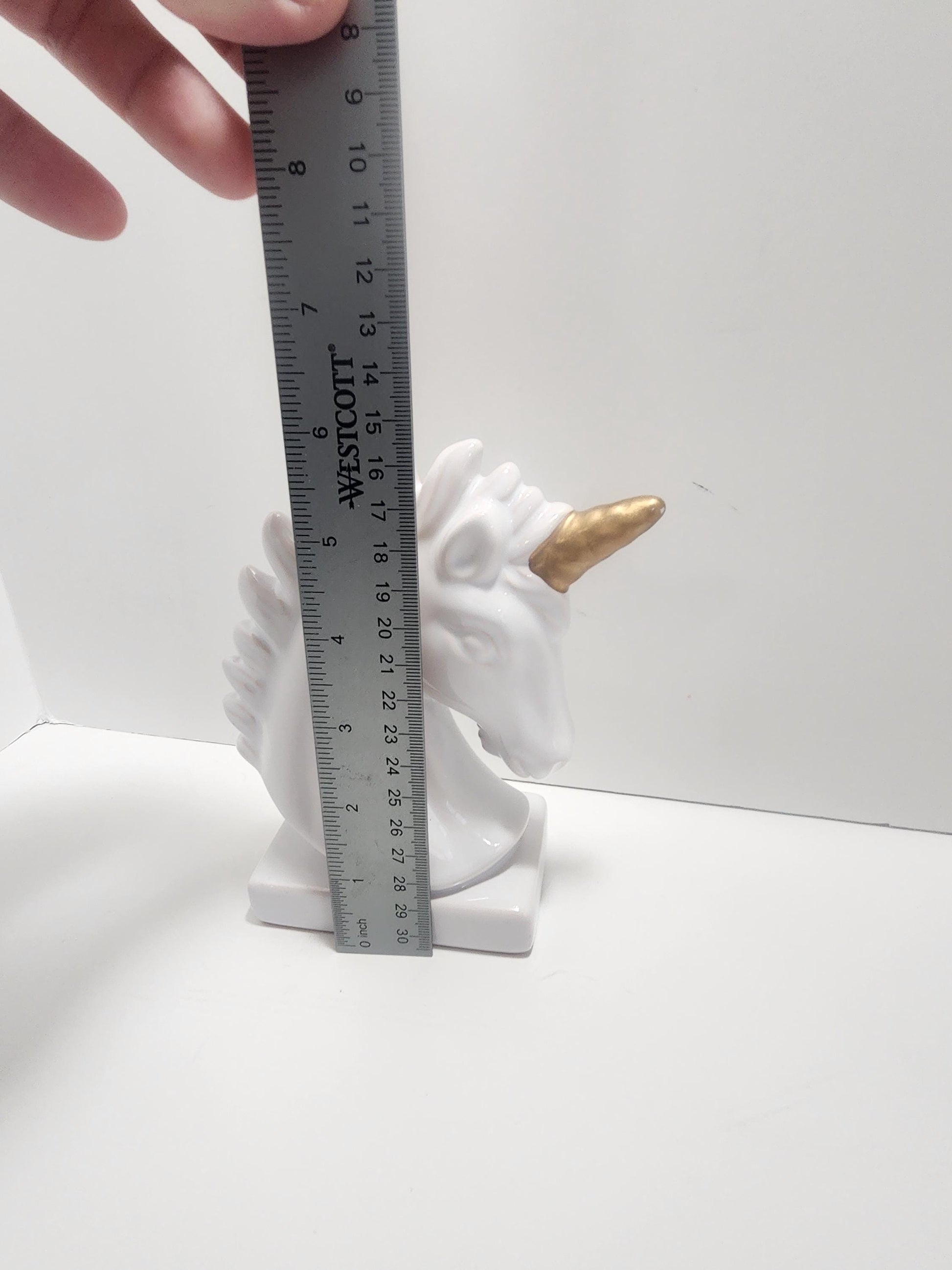 Unicorn Head Ceramic Figurine - Ceramic Figurine - Figurines - Unicorns - Unicorn Figurine - Unicorn Gift