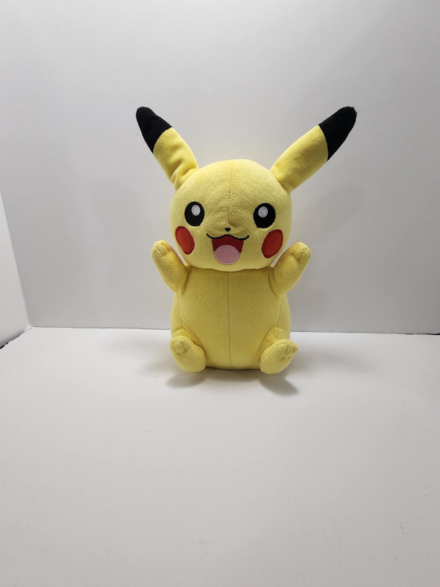 Tomy Interactive Pokemon Pikachu Hard Plush Figure - Pikachu - Pikachu Plush - Plush - Interactive Toys - Stuffed Animals - Pokemon - Tomy