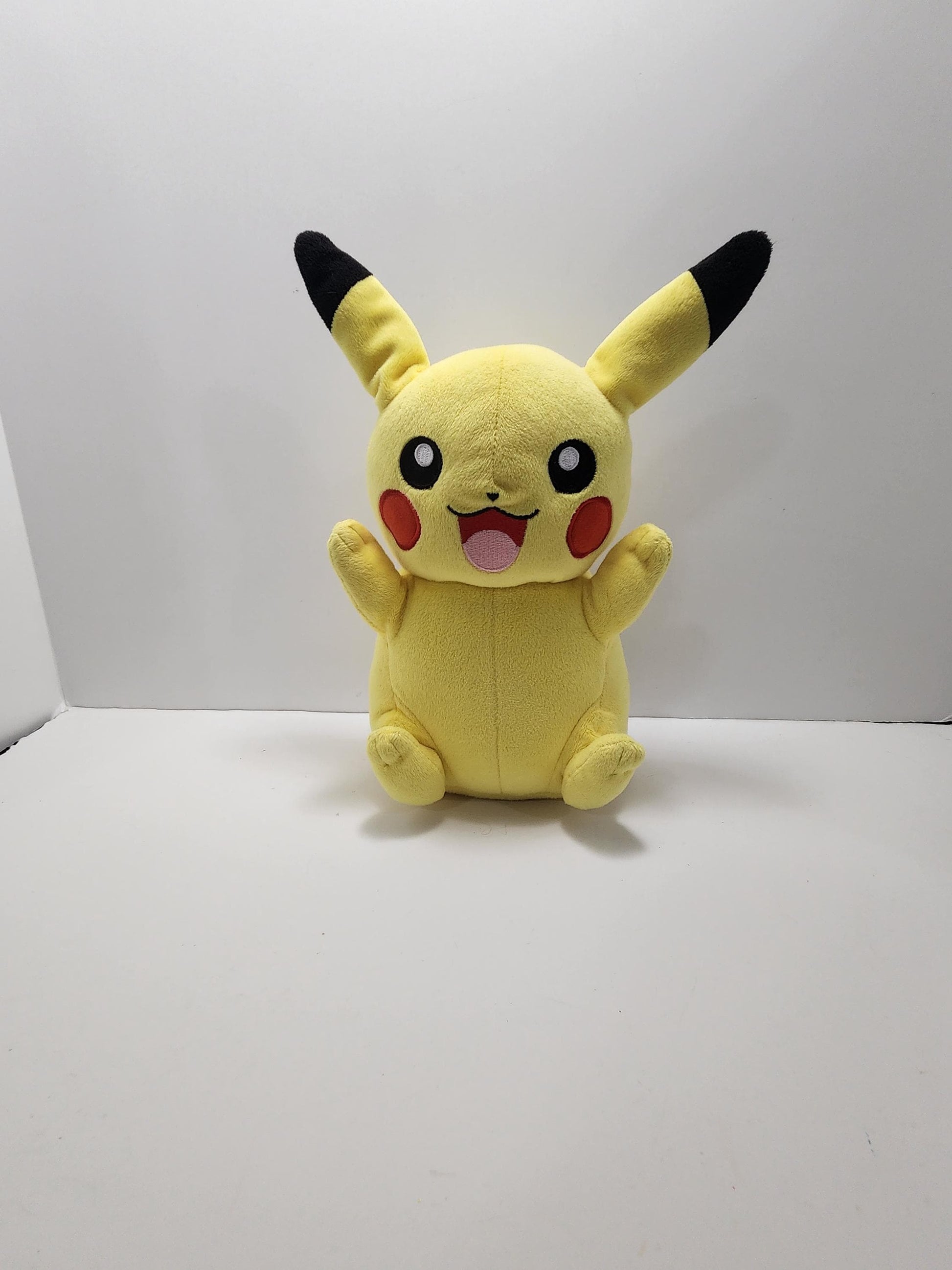 Tomy Interactive Pokemon Pikachu Hard Plush Figure - Pikachu - Pikachu Plush - Plush - Interactive Toys - Stuffed Animals - Pokemon - Tomy