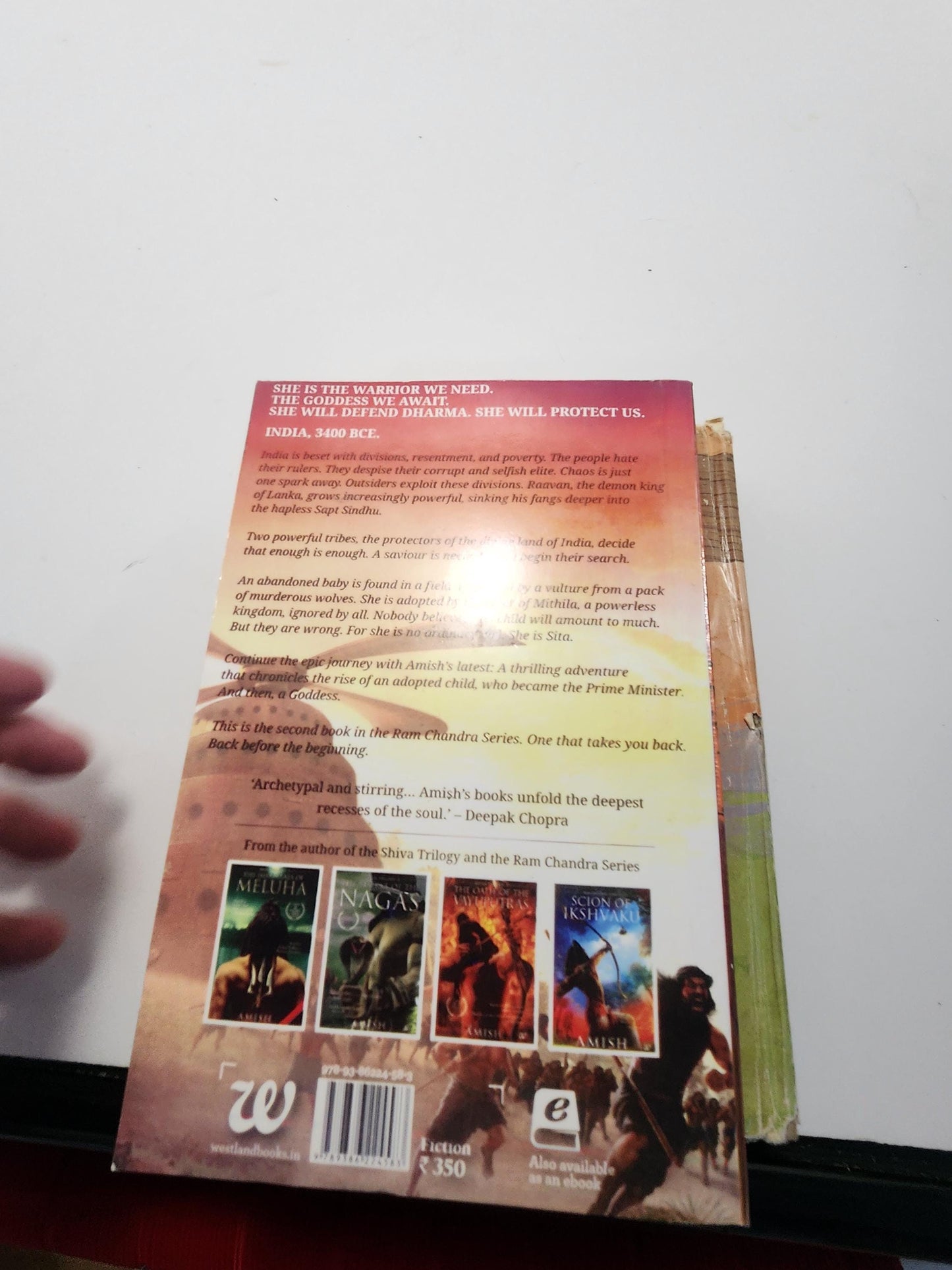 Sita: Warrior of Mithila By Amish - Amish - Amish Author - Amish Books - Sita Warrior Of Mithila - Warrior Of Mithila