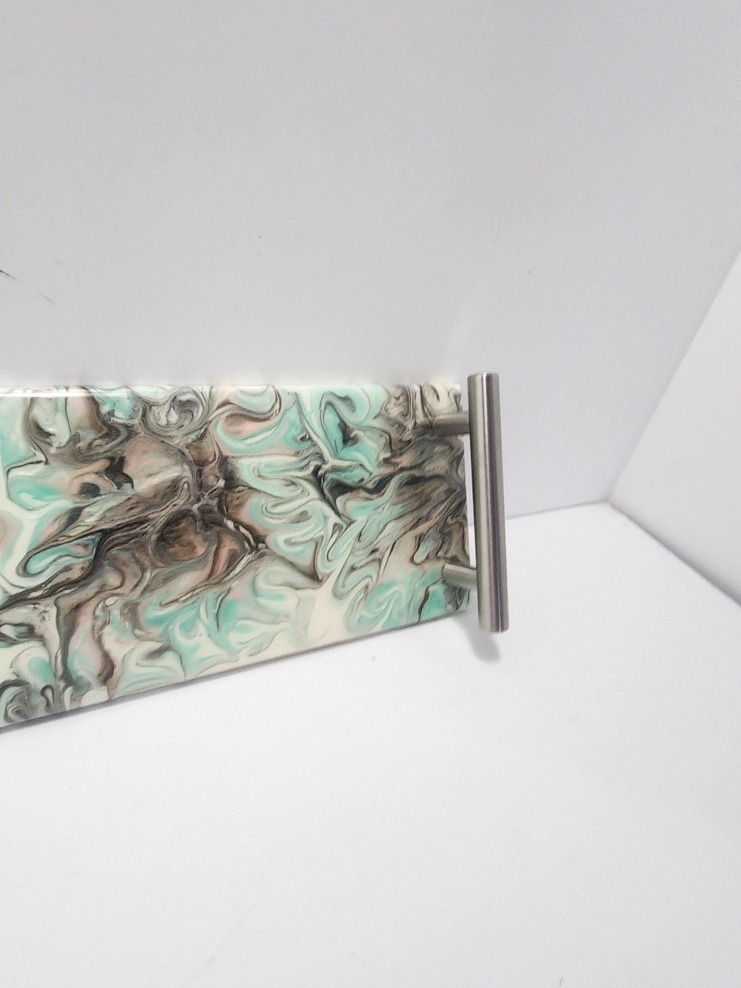 Homemade Counter Top Serving Tray With Handles - Serving Tray - Kitchen - Kitchen Decor - Countertops - Granite - Epoxy