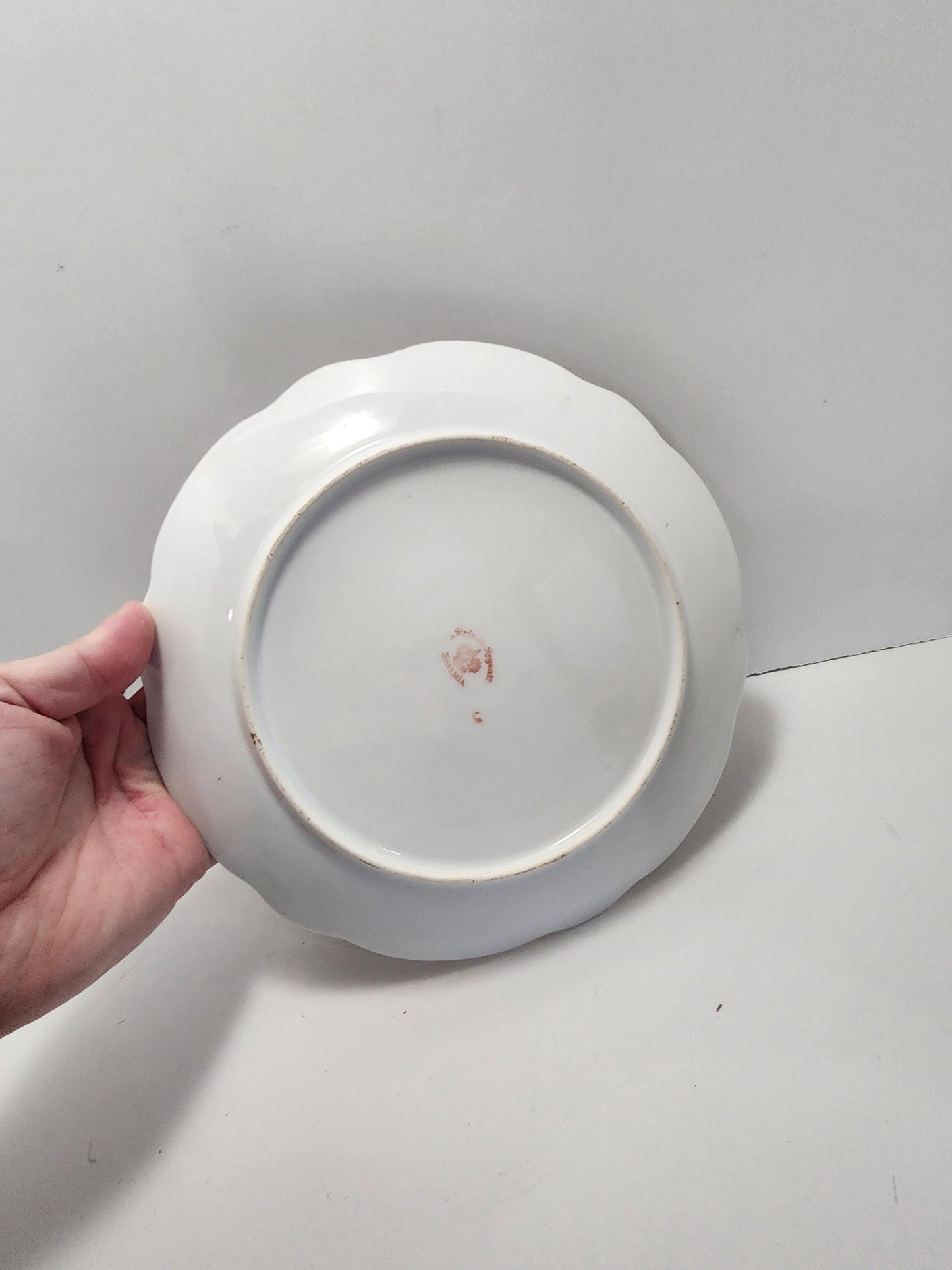 France Prince Regent Bavaria Dessert Salad Plates Gold Trim 81/4" - Vintage Dinnerware - Vintage Plates - Plates - Regent Bavaria - Salads