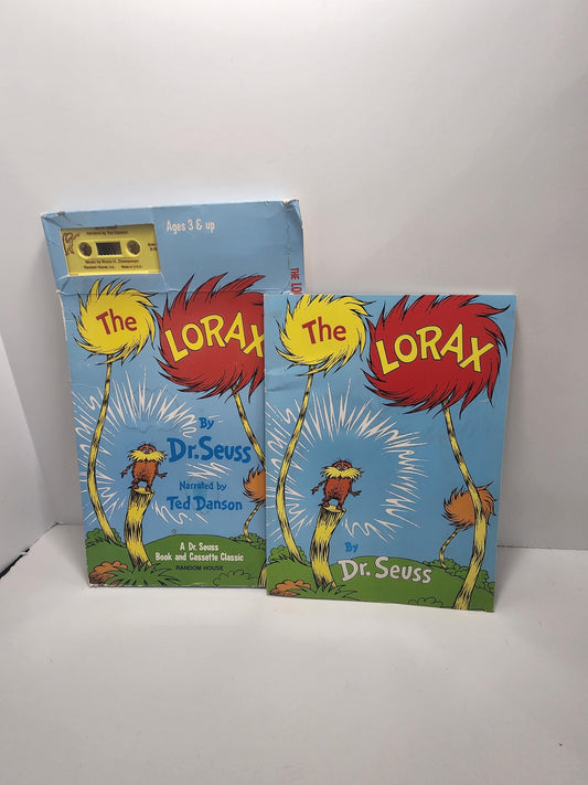 Dr Seuss 1992 The Lorax Random House Vintage Book with Tape - The Lorax - Dr Seuss - Books - Children's Books - Casette Tapes - Read Along