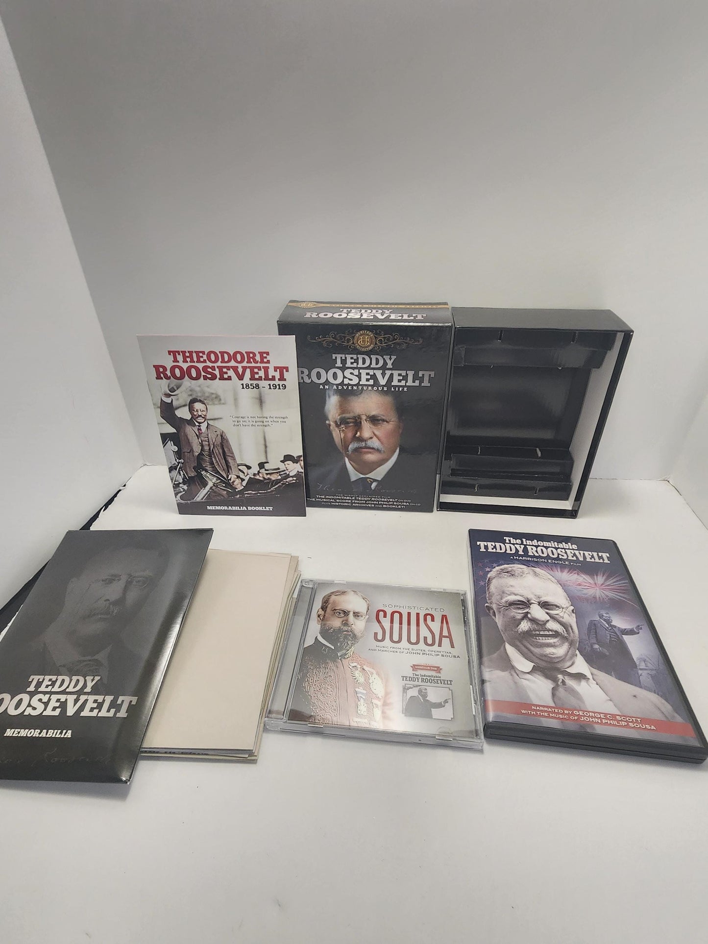Theodore Roosevelt Memorbilla Dvd Box Collection Set - Heritage Collection - Presidents - United States - History - Teddy Roosevelt