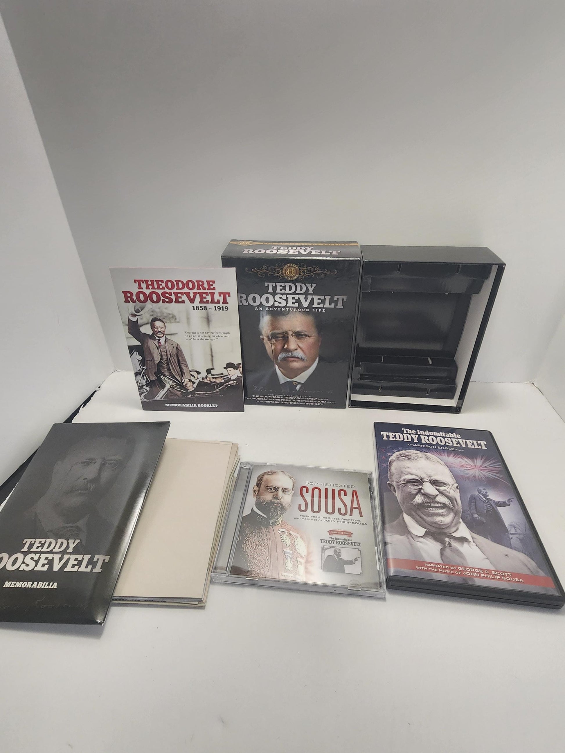 Theodore Roosevelt Memorbilla Dvd Box Collection Set - Heritage Collection - Presidents - United States - History - Teddy Roosevelt