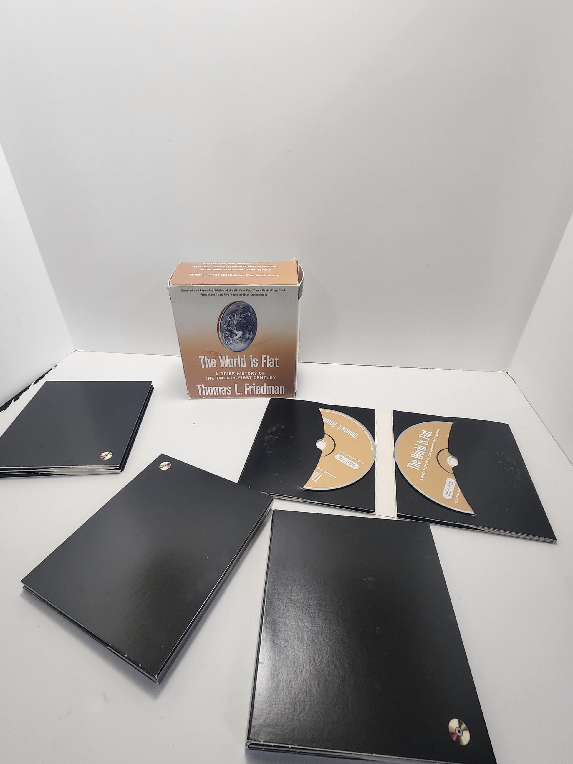 The World Is Flat On Disc By Thomas Friedman - Gag Gifts - History - World Is Flat - World - Cds - Audio Books - Audiobooks