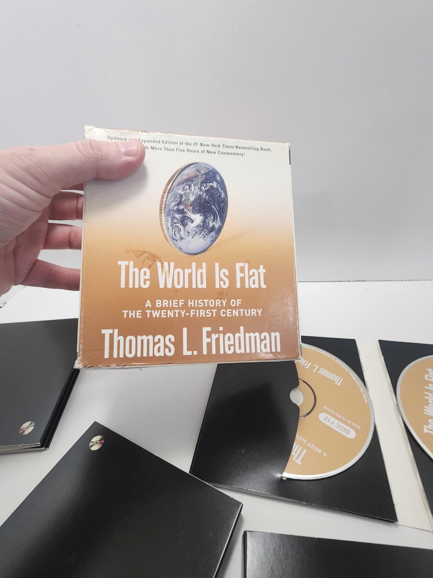 The World Is Flat On Disc By Thomas Friedman - Gag Gifts - History - World Is Flat - World - Cds - Audio Books - Audiobooks