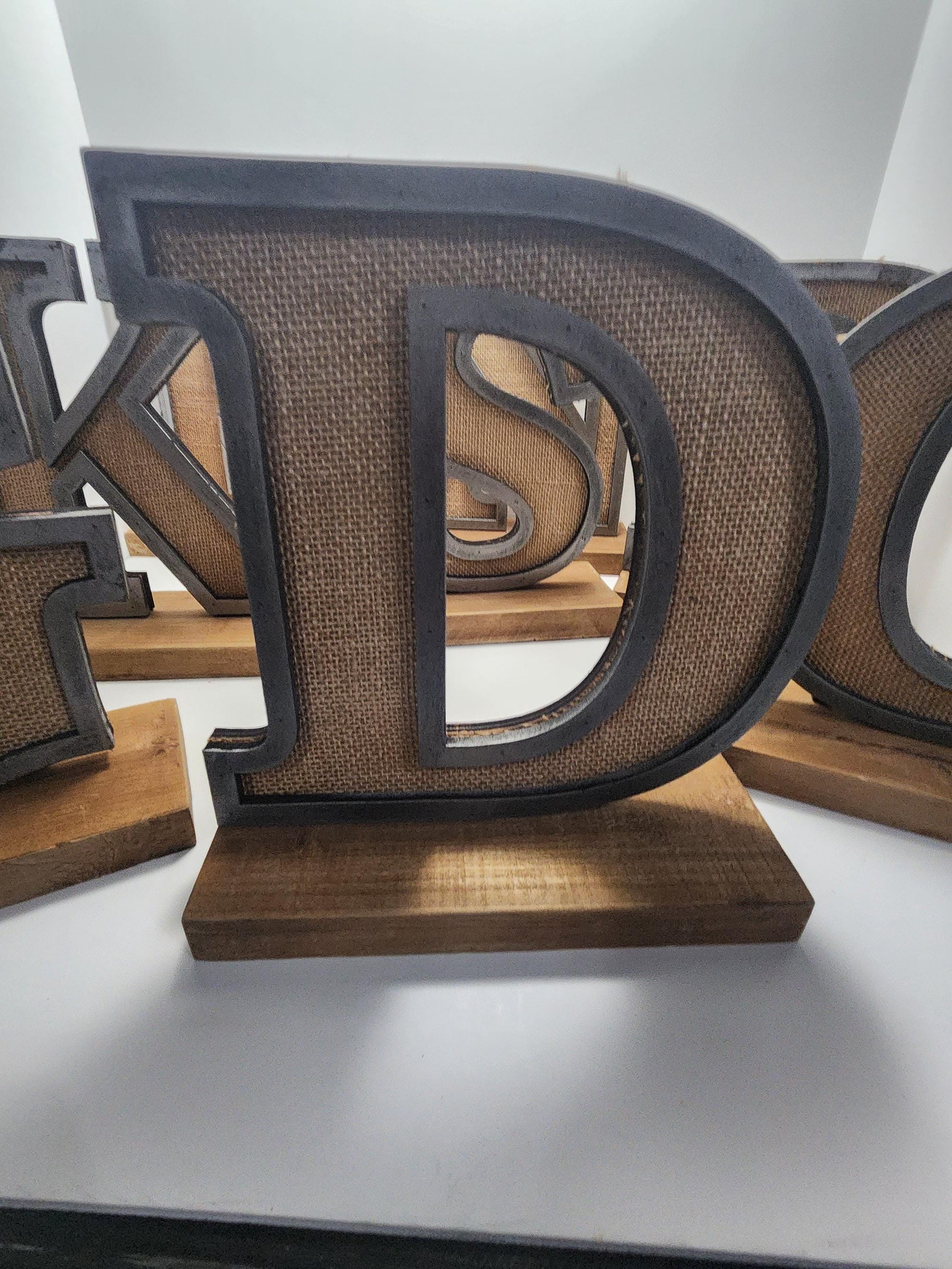 Oversized Wooden Letter Decor Pieces - Letters - Big Letters - Decor - Wood Letters - Vintage Decor - Names - Housewarming - Letters