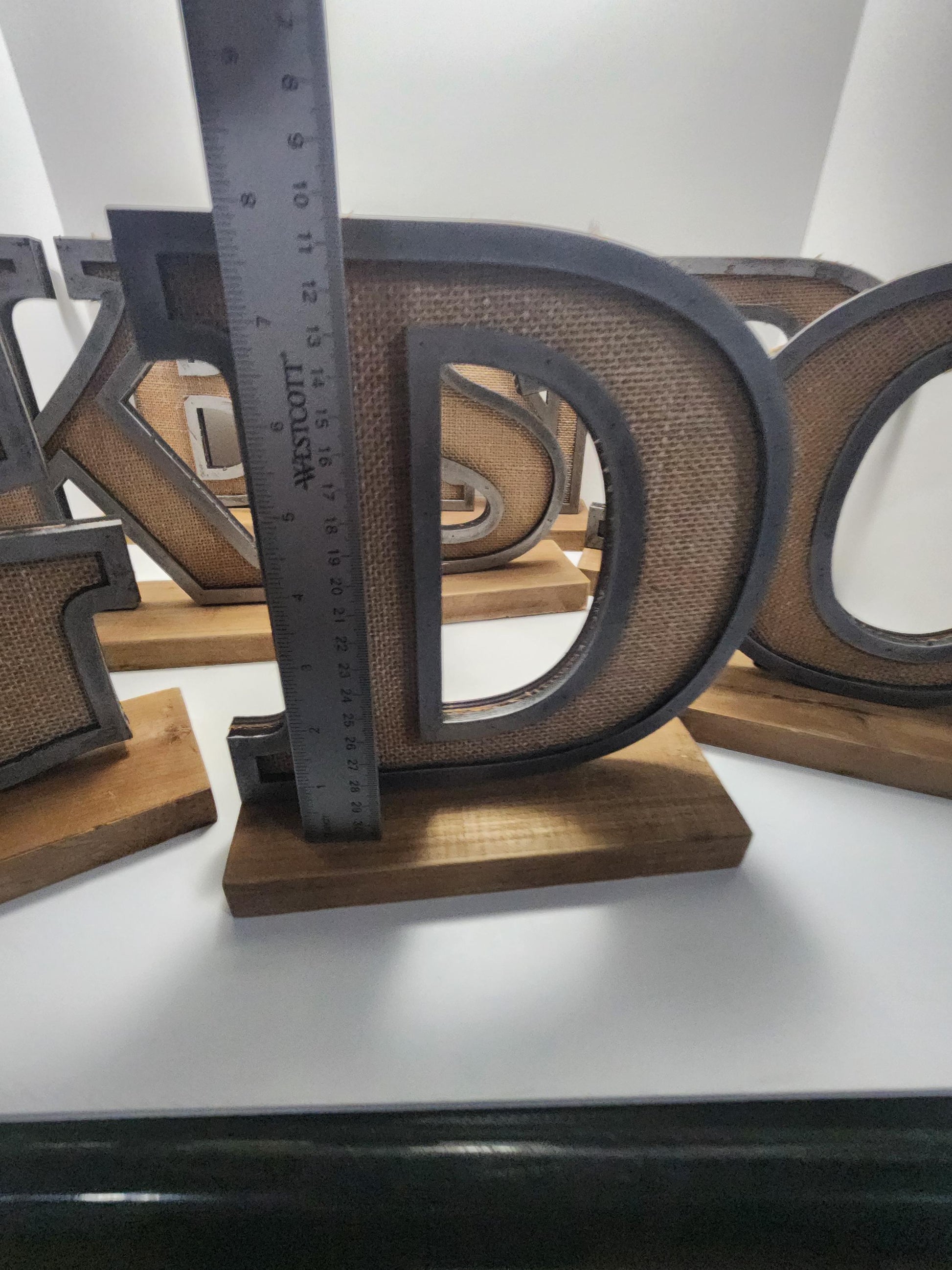 Oversized Wooden Letter Decor Pieces - Letters - Big Letters - Decor - Wood Letters - Vintage Decor - Names - Housewarming - Letters