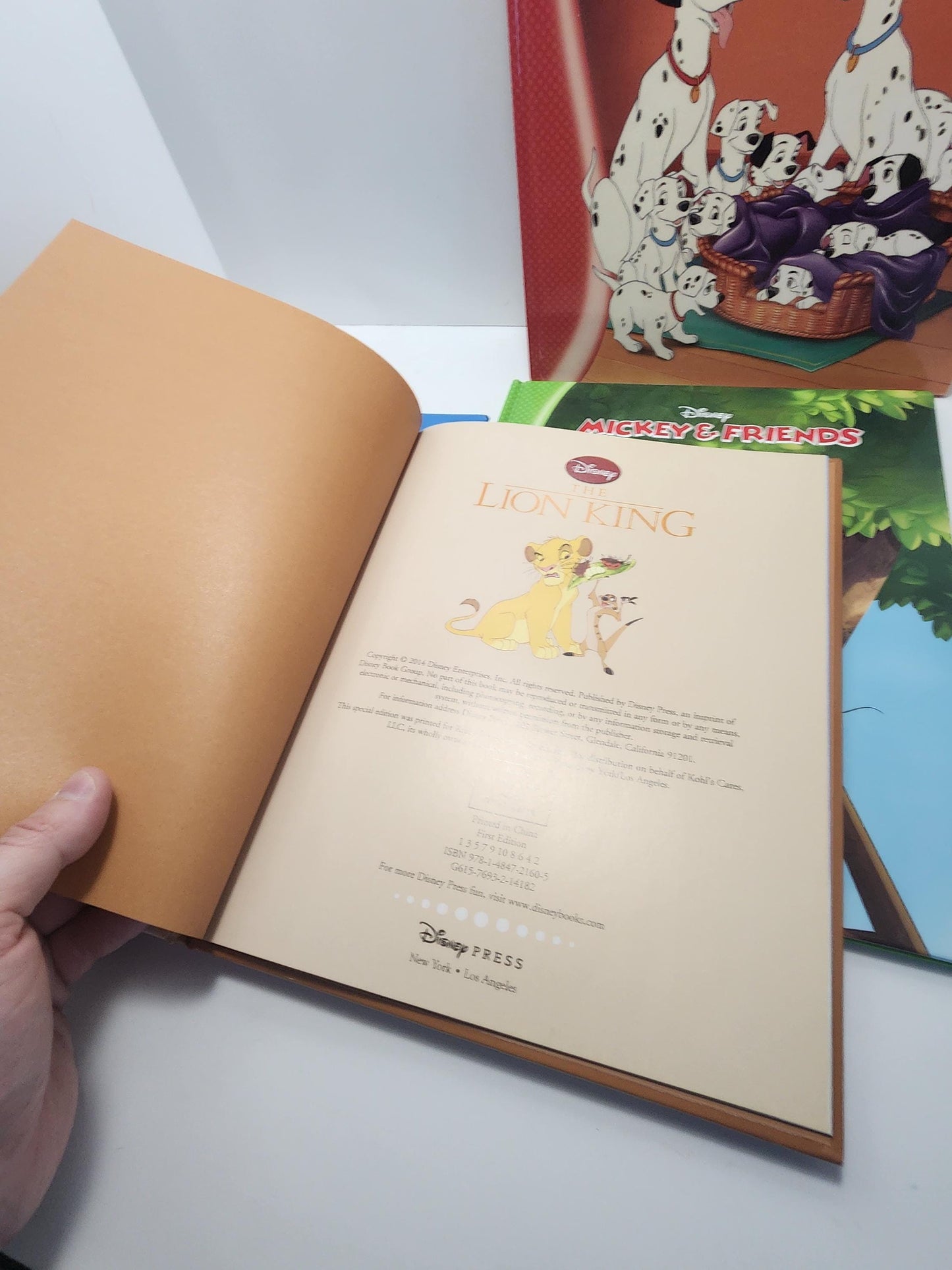 Disney Hardcover Children's Books Lot of 4 - Dumbo - Lion King - 101 Dalmations - Mickey Mouse - Disney - Disney Books - Children's Books