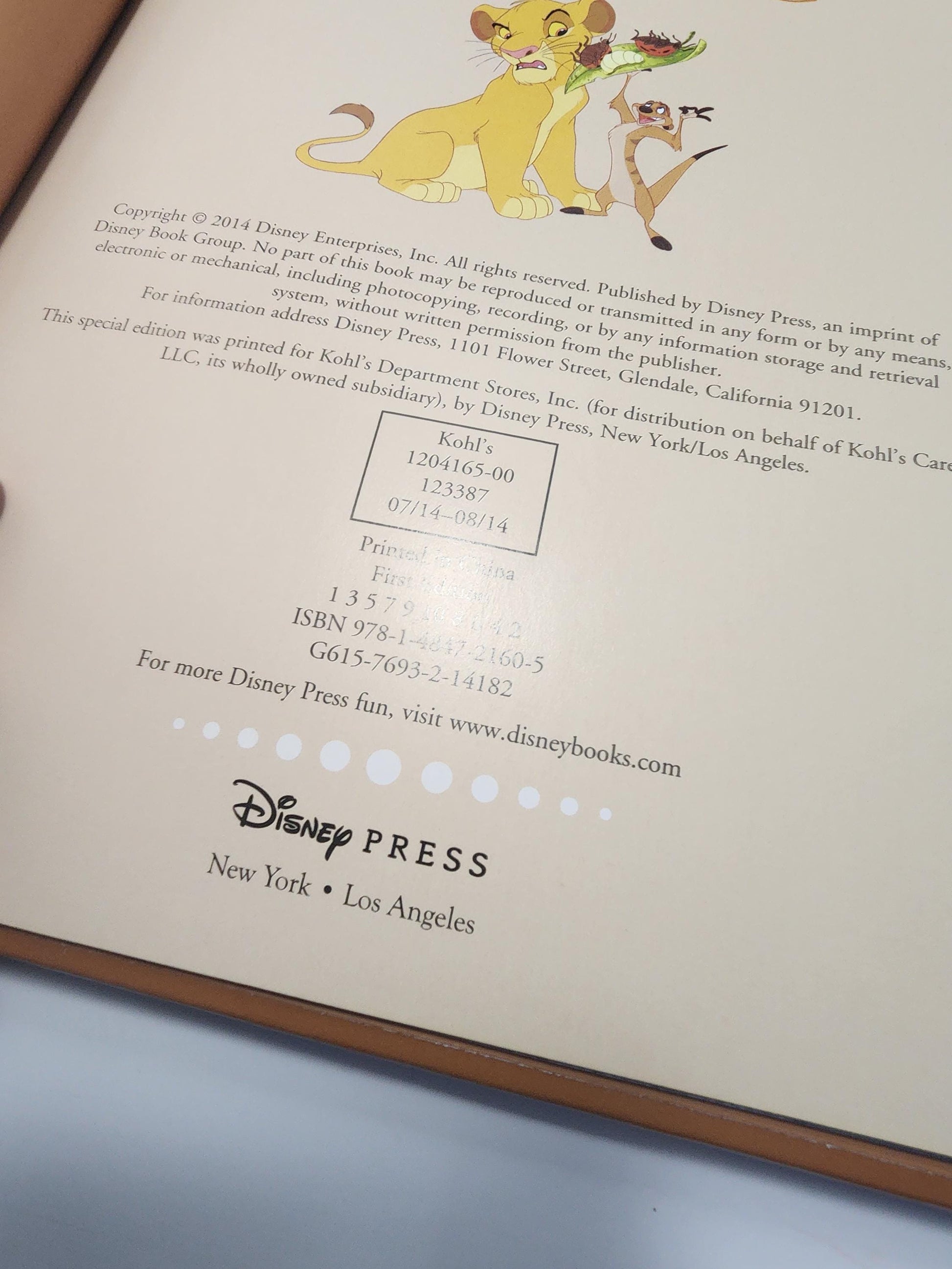 Disney Hardcover Children's Books Lot of 4 - Dumbo - Lion King - 101 Dalmations - Mickey Mouse - Disney - Disney Books - Children's Books