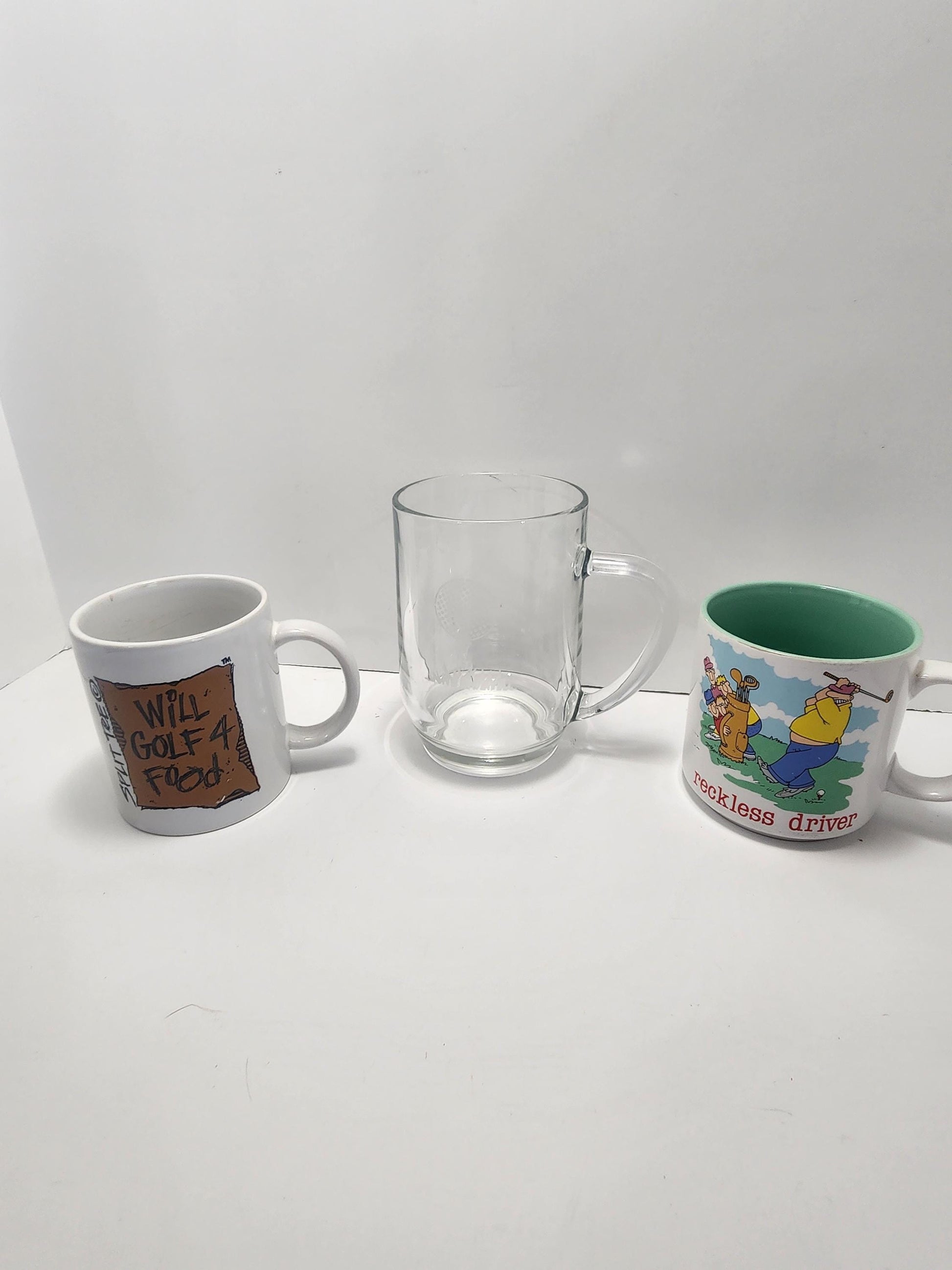 Golf Glasses and Mugs - Golf - Golfers - Gift For Golfer - Golfing - Mugs - Coffee Mugs - Glasses - Glass Mugs - Sports Mug