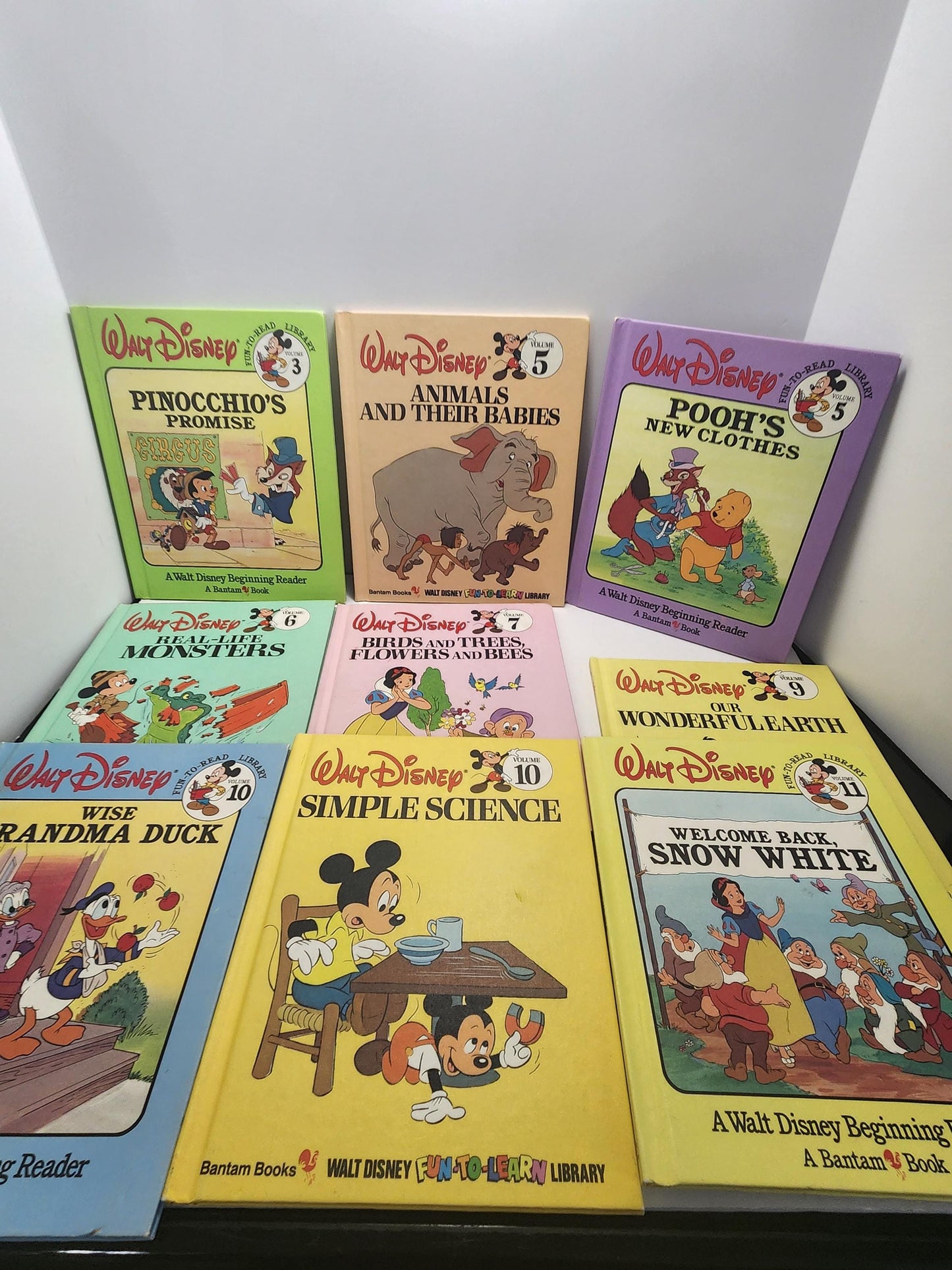 Walt Disney 1983 Fun To Read Children's Books Lot of 20 - Book Lot - Children's Books - Vintage Books - 1980s - Disney Books - Walt Disney
