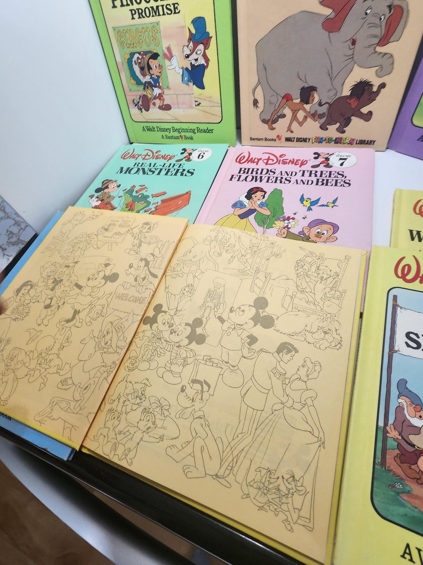 Walt Disney 1983 Fun To Read Children's Books Lot of 20 - Book Lot - Children's Books - Vintage Books - 1980s - Disney Books - Walt Disney