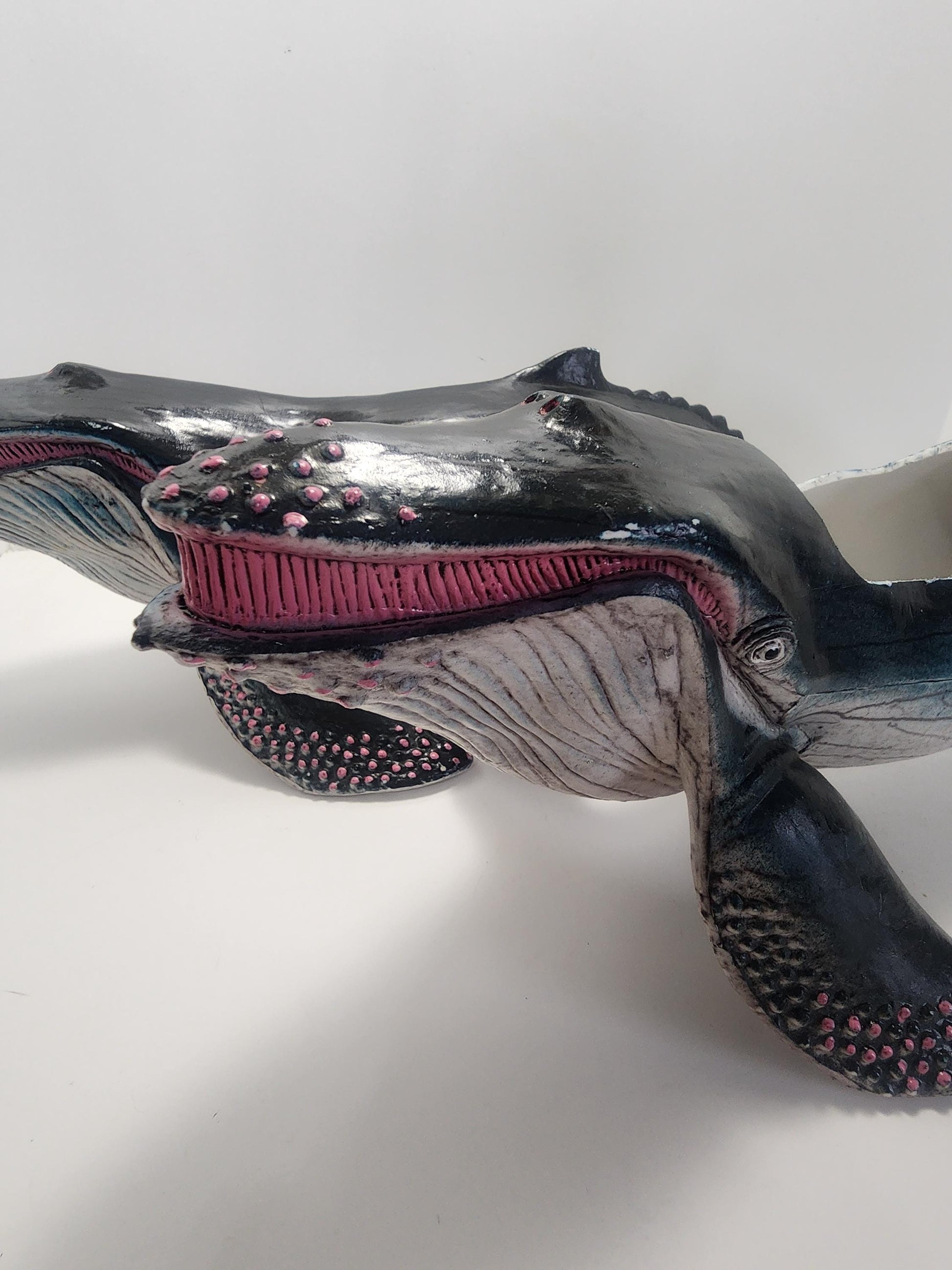 Humpback Whales 1980s Vintage PVC Figures - Whales - Humpback Whales - Pvc - Toys - Planters - Animals - Ocean - Decor