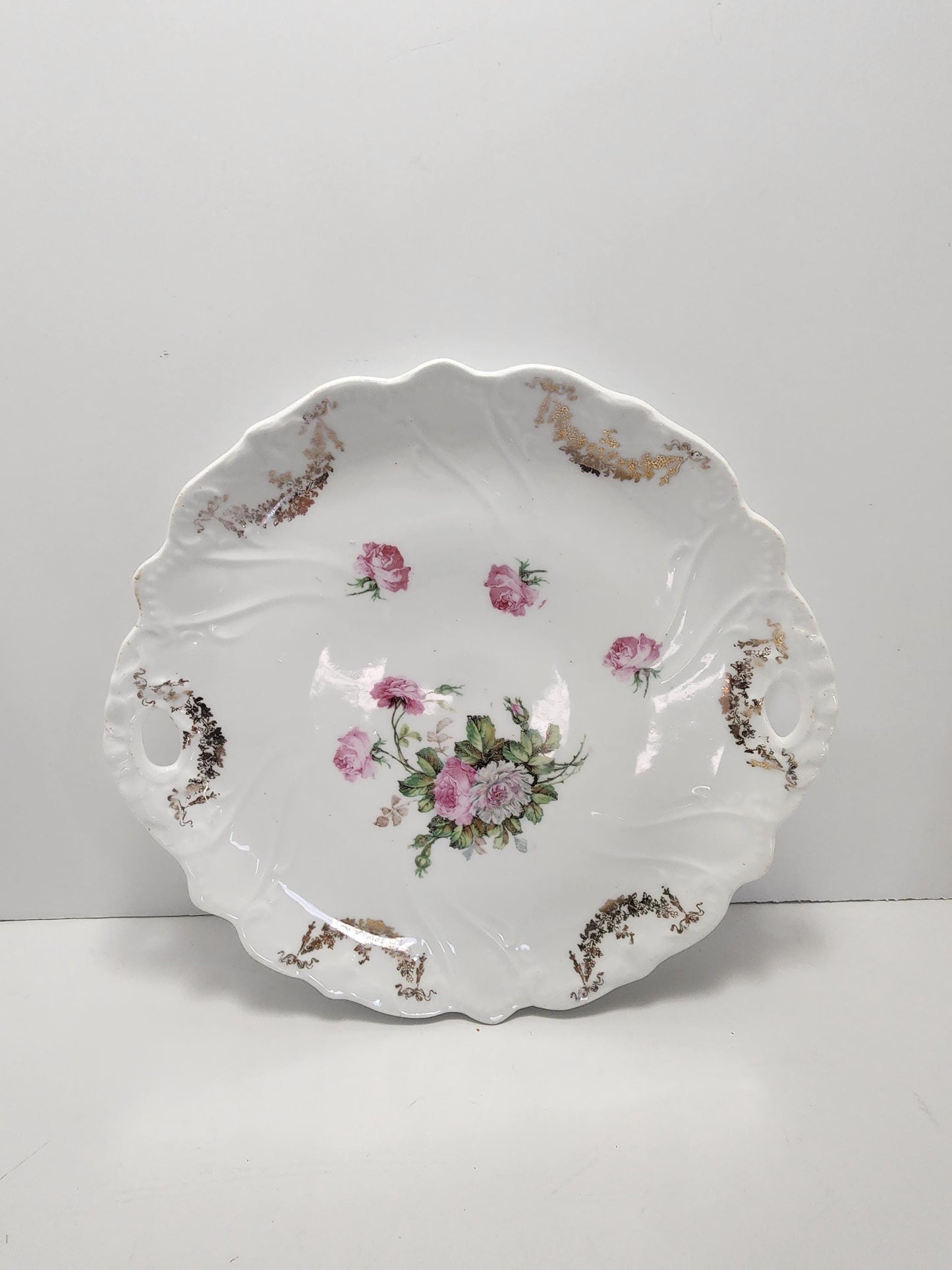 Floral Design Vintage Porcelain Plate - Plates - Antiques - Antiques Plates - Vintage Plates - Flower Decor - Floral Plates - Floral Decor